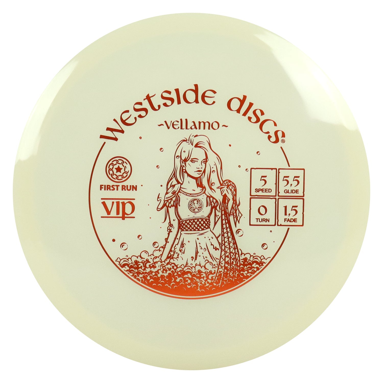 Westside Disc Golf First Run VIP Vellamo Midrange Disc 5/5.5/0/1.5 - Choose Exact Disc