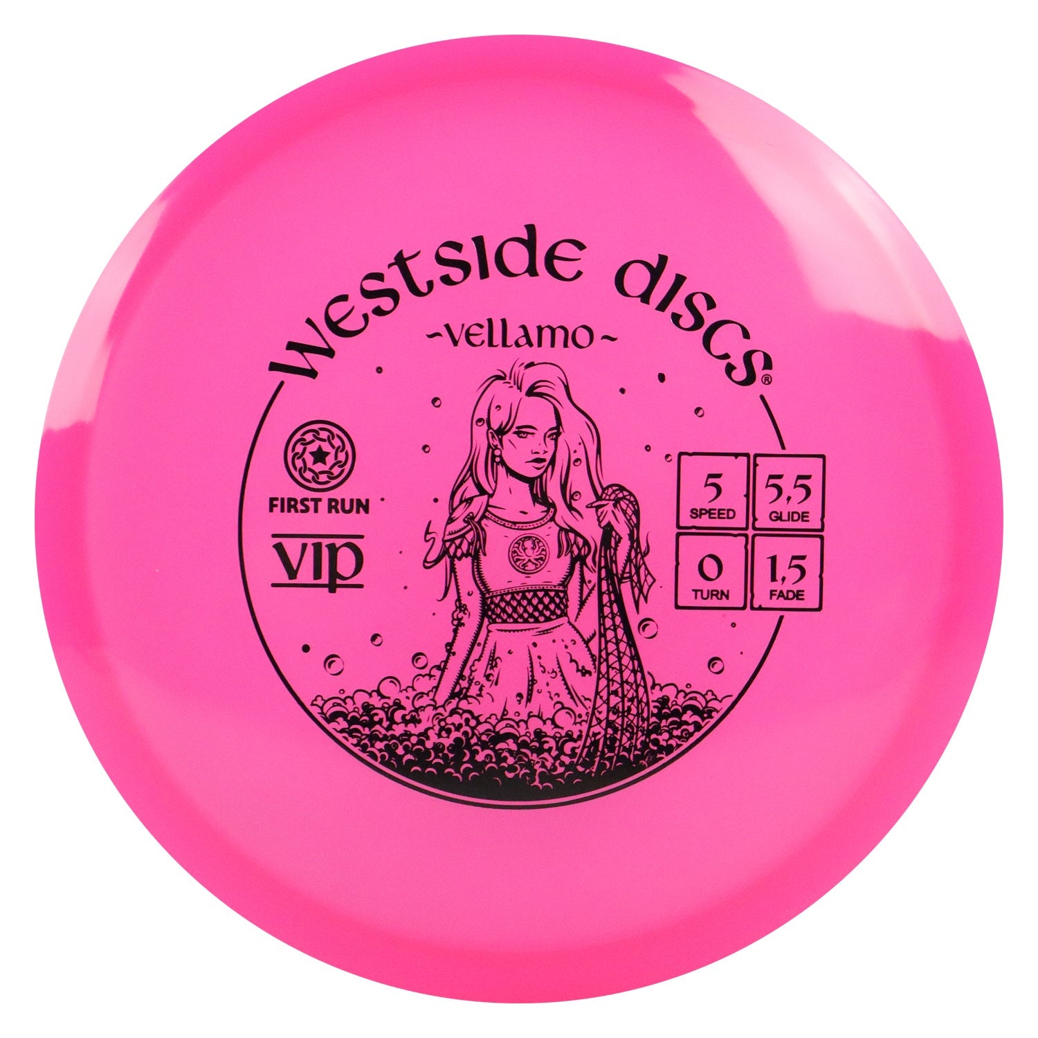 Westside Disc Golf First Run VIP Vellamo Midrange Disc 5/5.5/0/1.5 - Choose Exact Disc