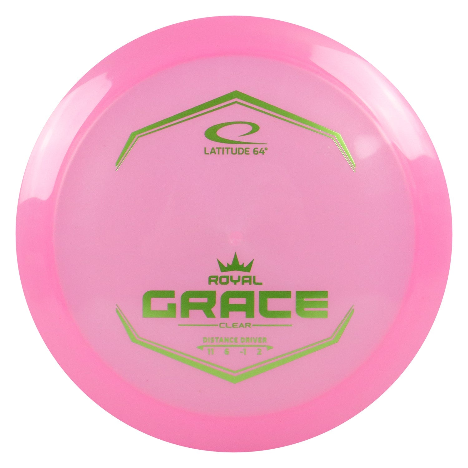 Latitude 64 Disc Golf Royal Clear Grace Distance Driver 11/6/-1/2 - Choose Exact Disc