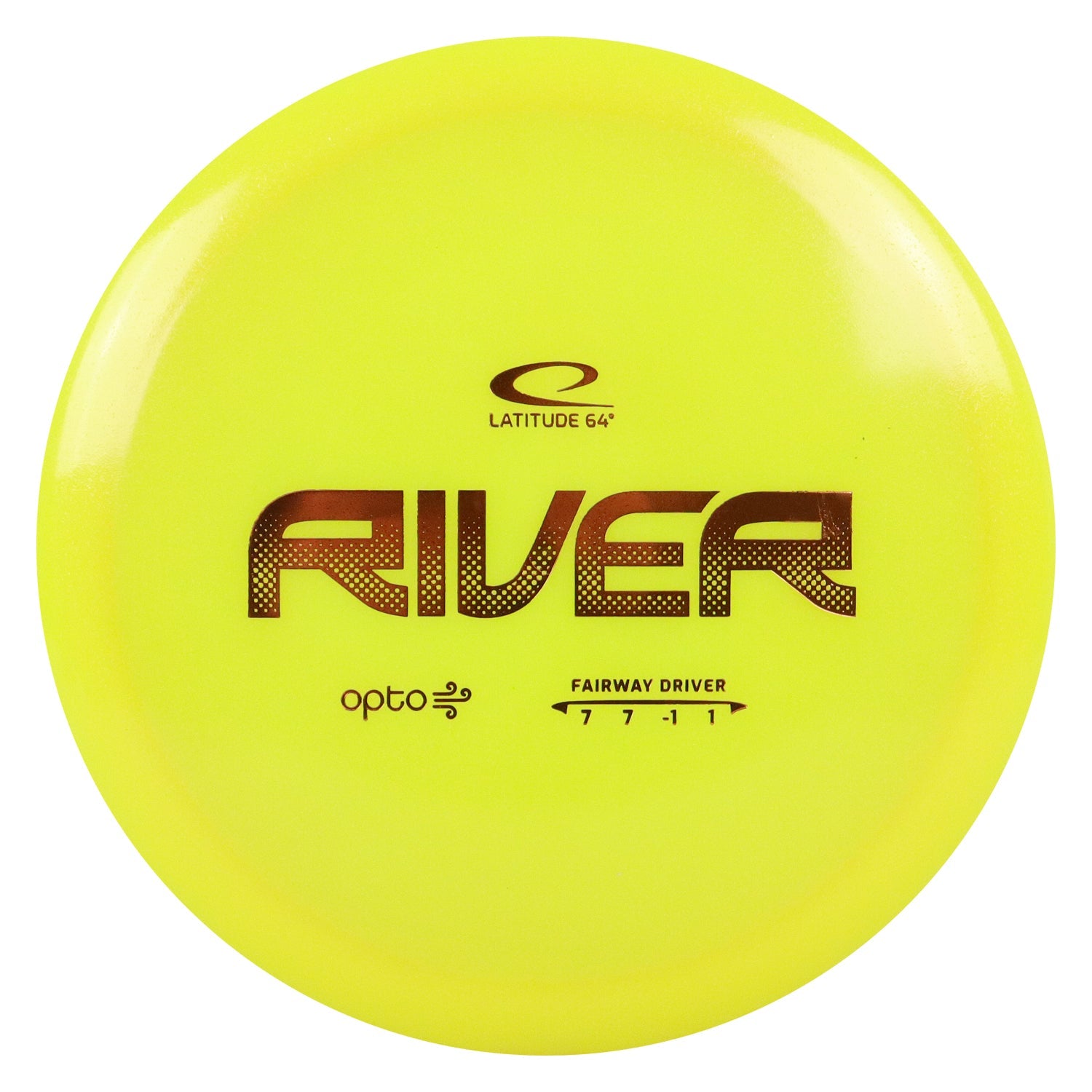 Latitude 64 Disc Golf Opto Air River Fairway Driver 7/7/-1/1 - Chosse Exact Disc
