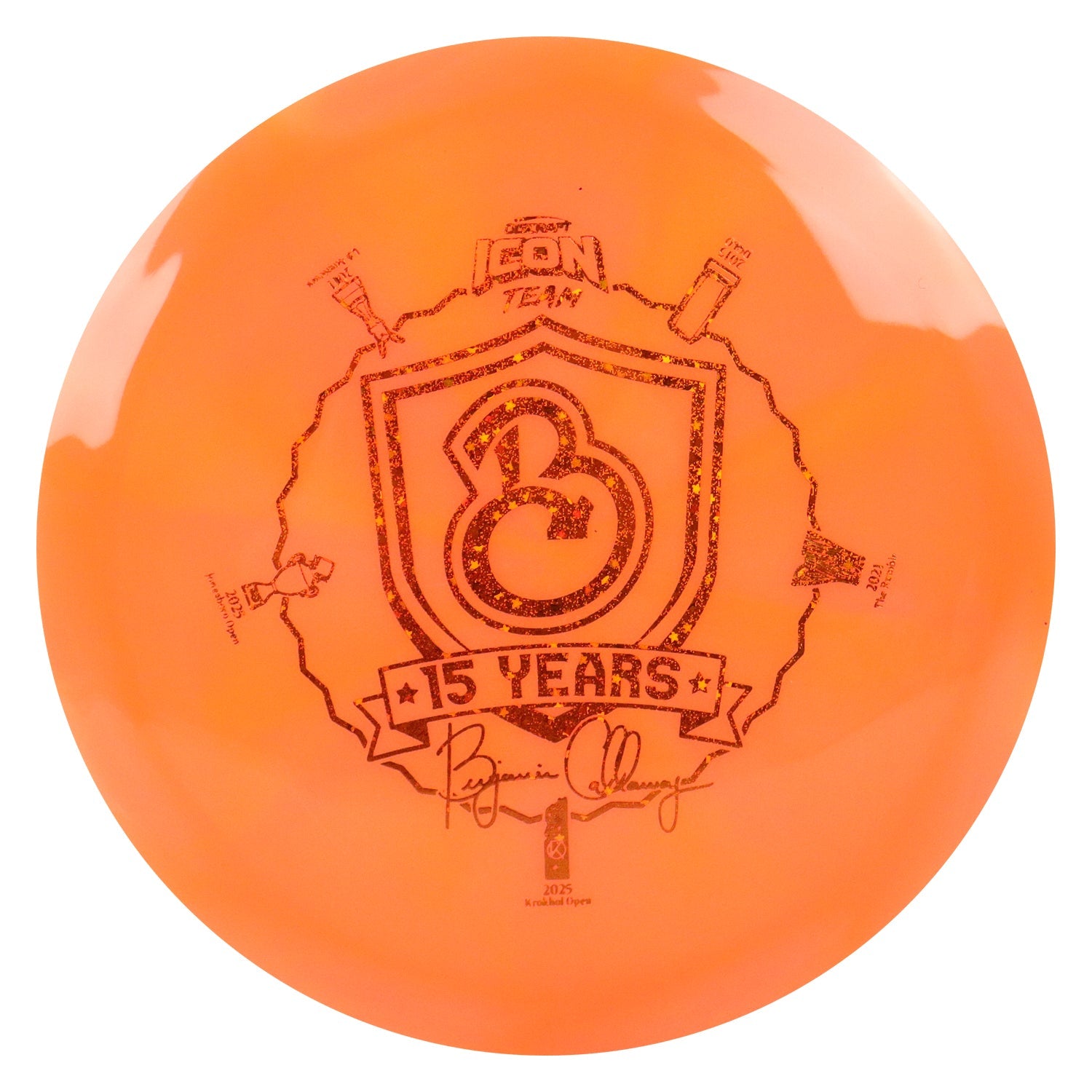 Discraft Disc Golf Ben Callaway Icon Z Swirl Undertaker Fairway Driver