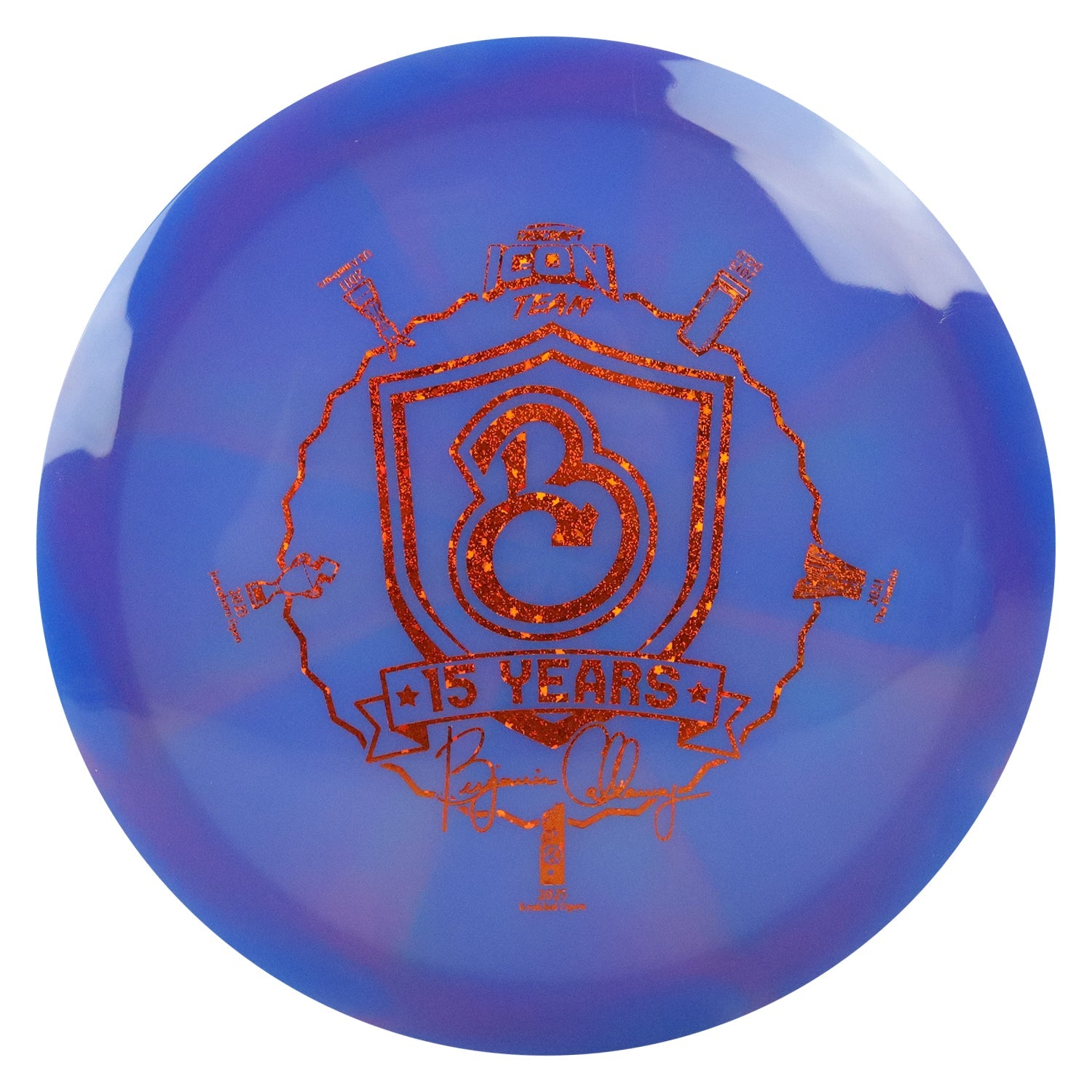 Discraft Disc Golf Ben Callaway Icon Z Swirl Undertaker Fairway Driver