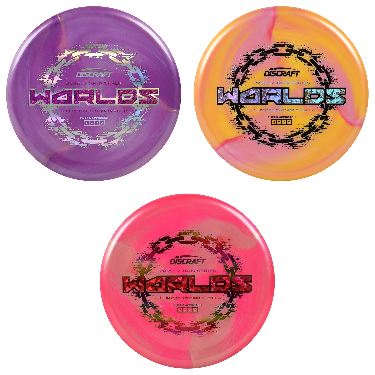 Discraft Disc Golf 2026 Worlds Tour Series Sled Putt and Approach
