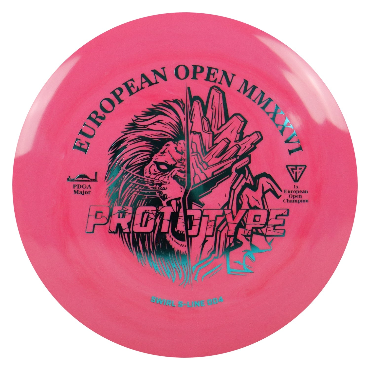 Discmania Disc Golf Prototype Swirl S-Line DD4 Distance Driver 13/5/0/3