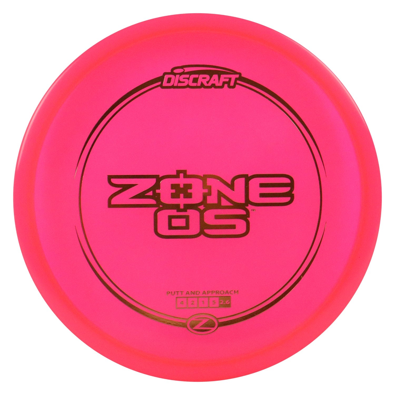 Discraft Disc Golf Z Line Zone OS Putter 4/2/1/5 - Choose Exact Disc