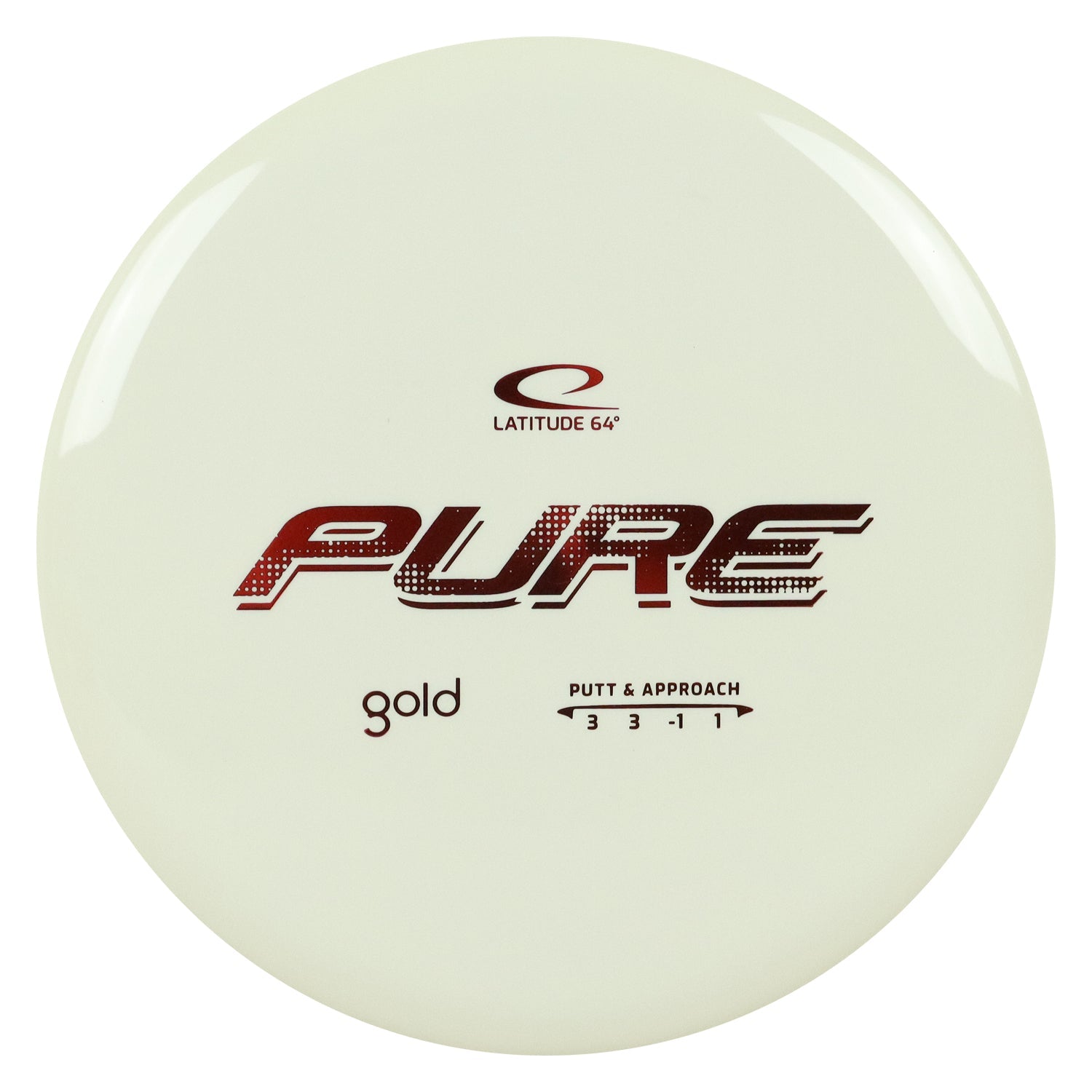 Latitude 64 Disc Golf Gold Pure Putter 3/3/-1-1 - Choose Exact Disc