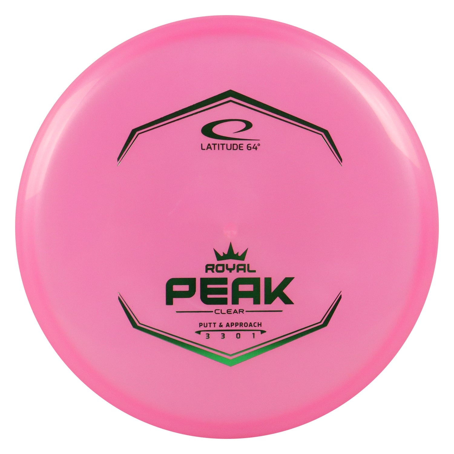 Latitude 64 Royal Clear Peak Putt and Approach 3/3/0/1 - Choose Exact Disc