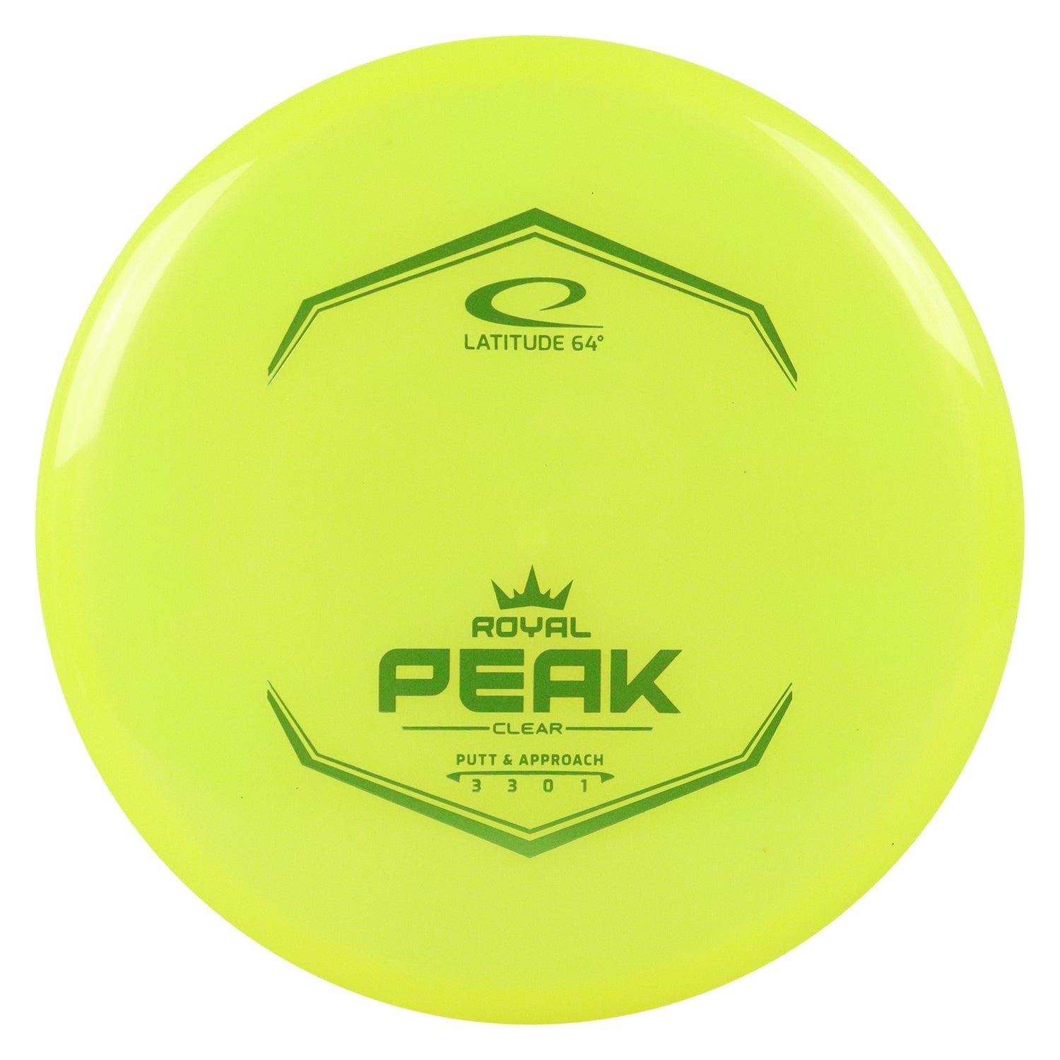 Latitude 64 Royal Clear Peak Putt and Approach 3/3/0/1 - Choose Exact Disc