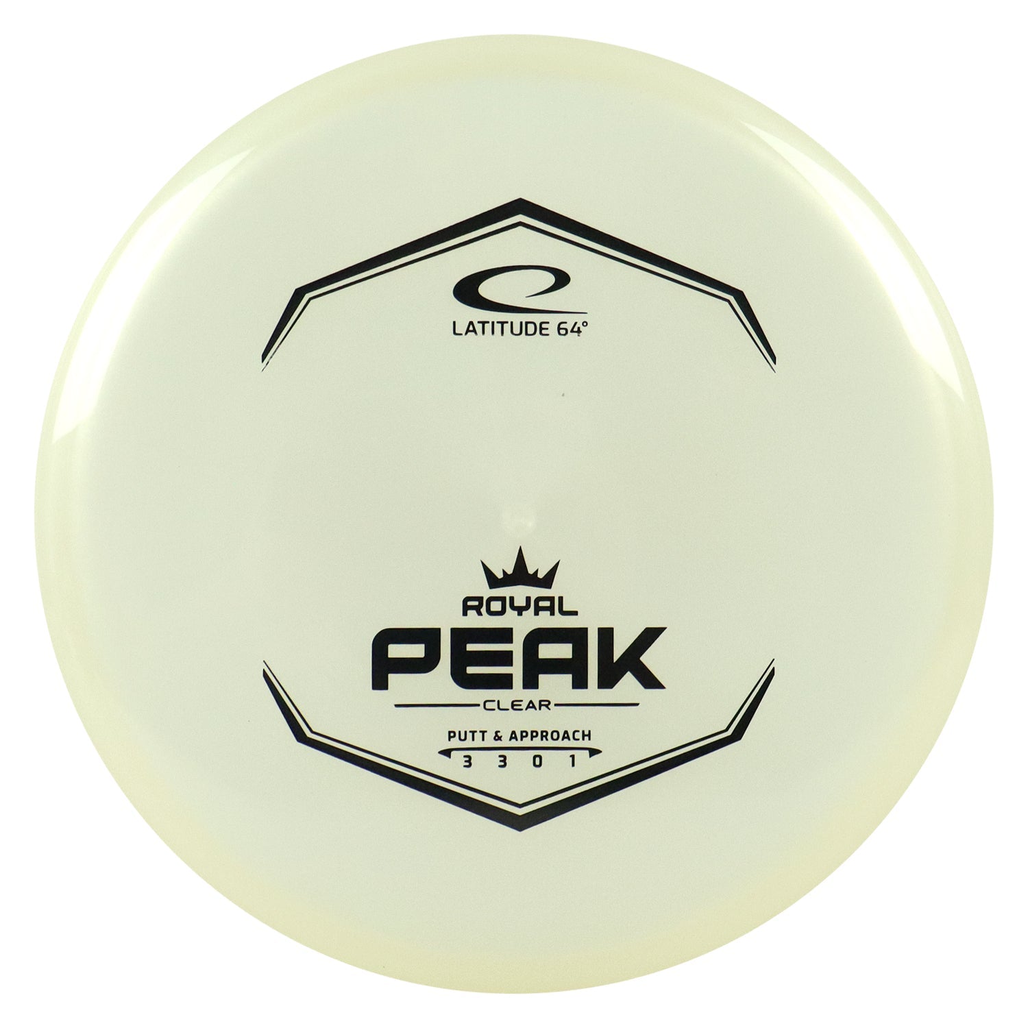 Latitude 64 Royal Clear Peak Putt and Approach 3/3/0/1 - Choose Exact Disc