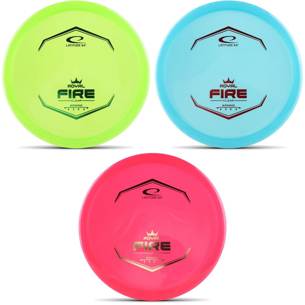 Latitude 64 Royal Clear Fire Midrange Disc 5/3/0/3 - Choose Exact Disc