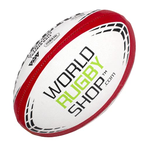 World Rugby Shop X GilbertG-TR4000 Rugby Ball - Adultand Youth Sizes 3, 4, and 5 -Hand Stitched - 3 PlyConstruction