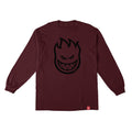 Spitfire Wheels Longsleeve Shirt Bighead Maroon/Black