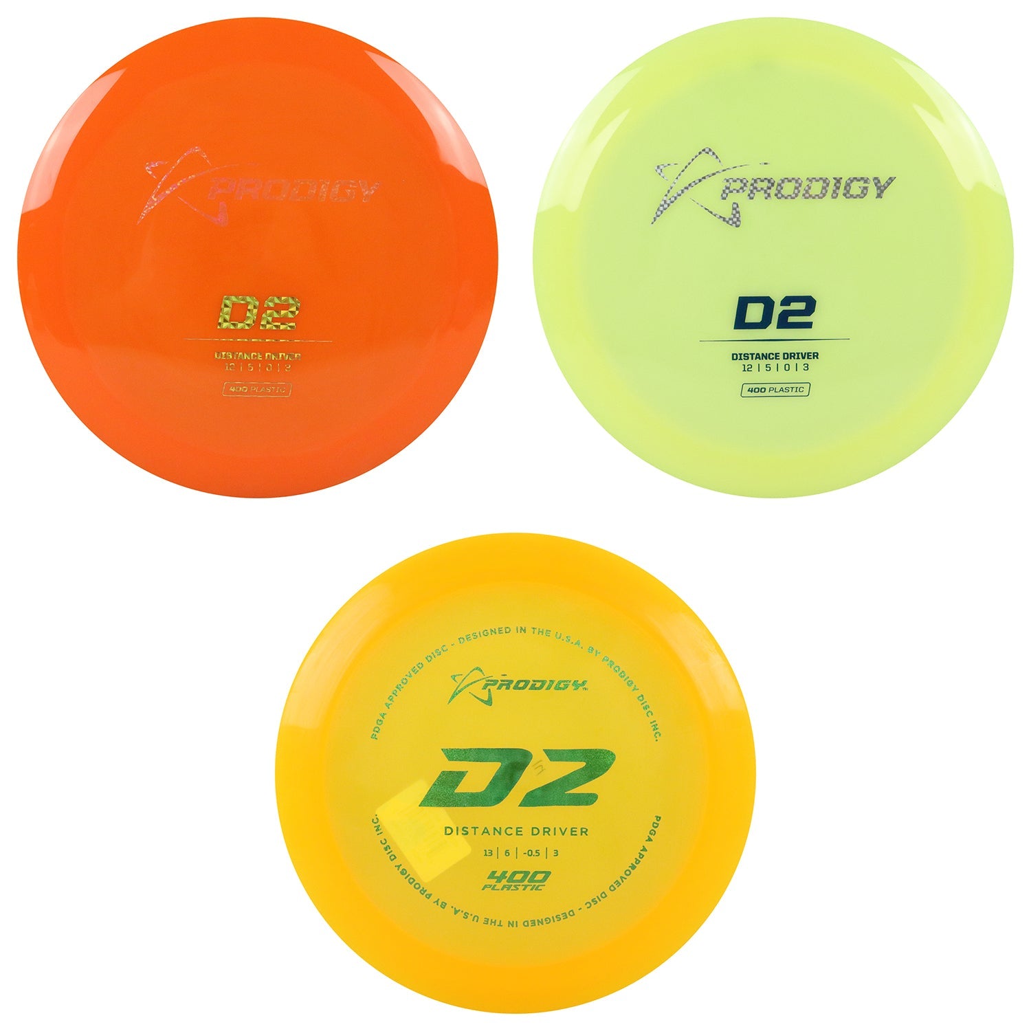 Prodigy Disc Golf 400 D2 Distance Driver 13/6/-0.5/3 - Choose Exact Disc