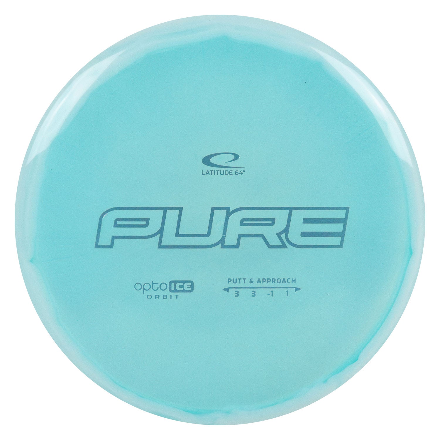 Latitude 64 Disc Golf Opto-Ice Orbit Pure Putter 3/3/-1/1 - Choose Exact Disc