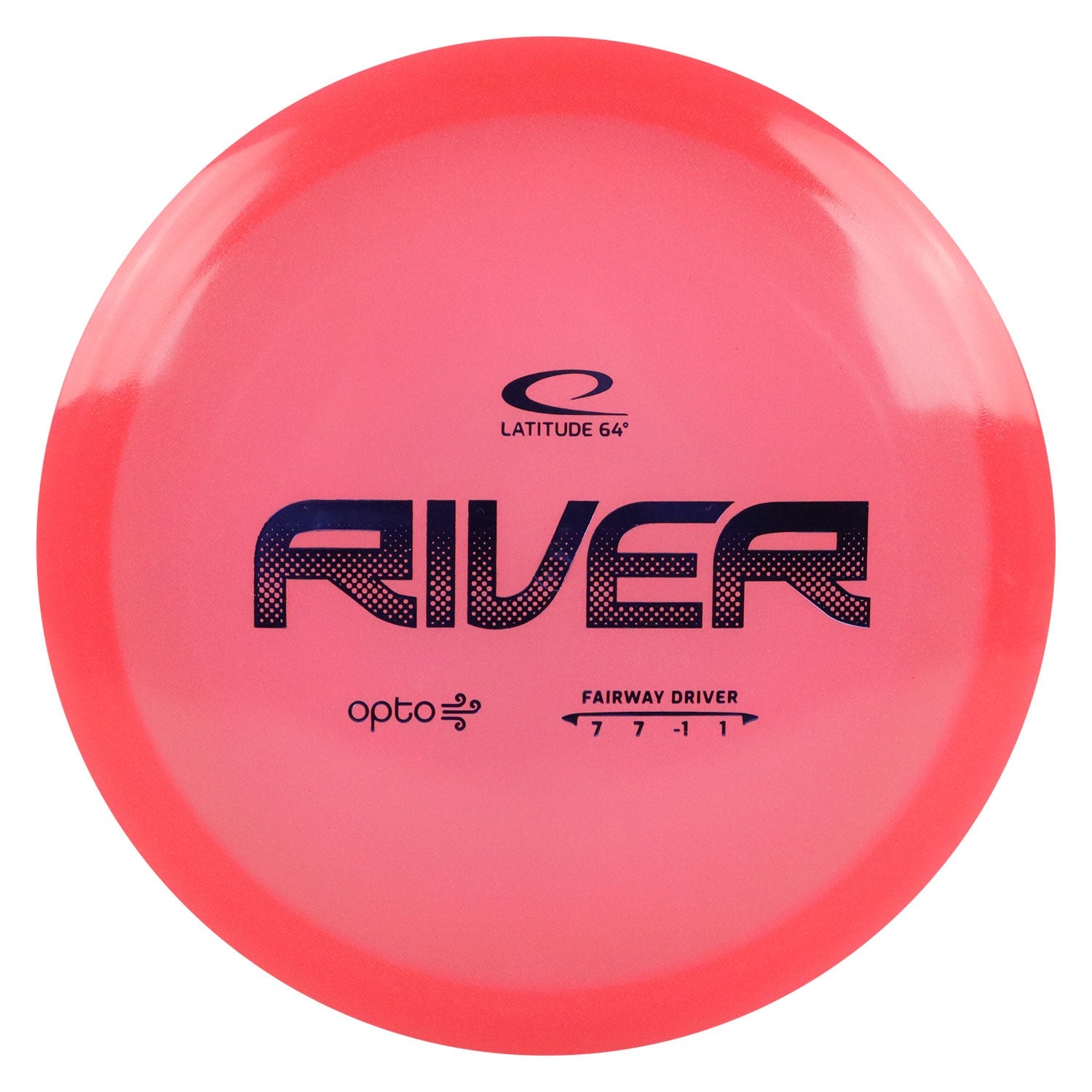 Latitude 64 Disc Golf Opto Air River Fairway Driver 7/7/-1/1 - Chosse Exact Disc