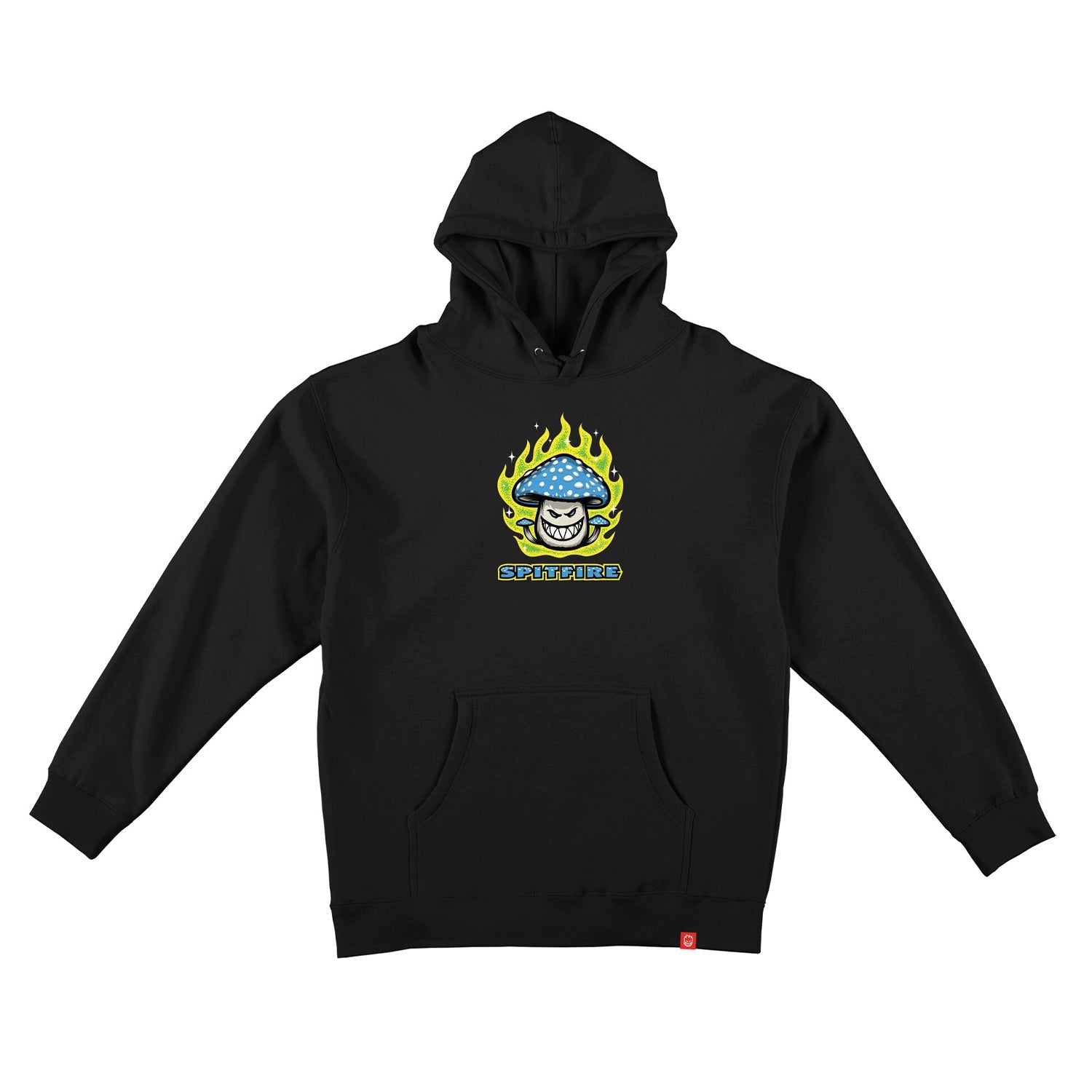 Spitfire Wheels Hoody Mushroom Bighead Pullover Black