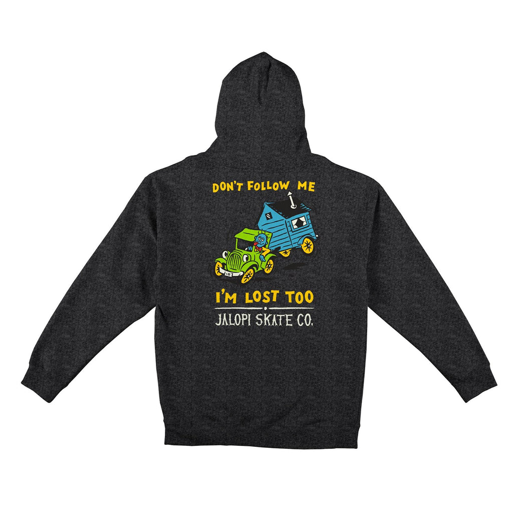 Anti Hero Skateboards Hoody Jalopi Returns Charcoal Heather