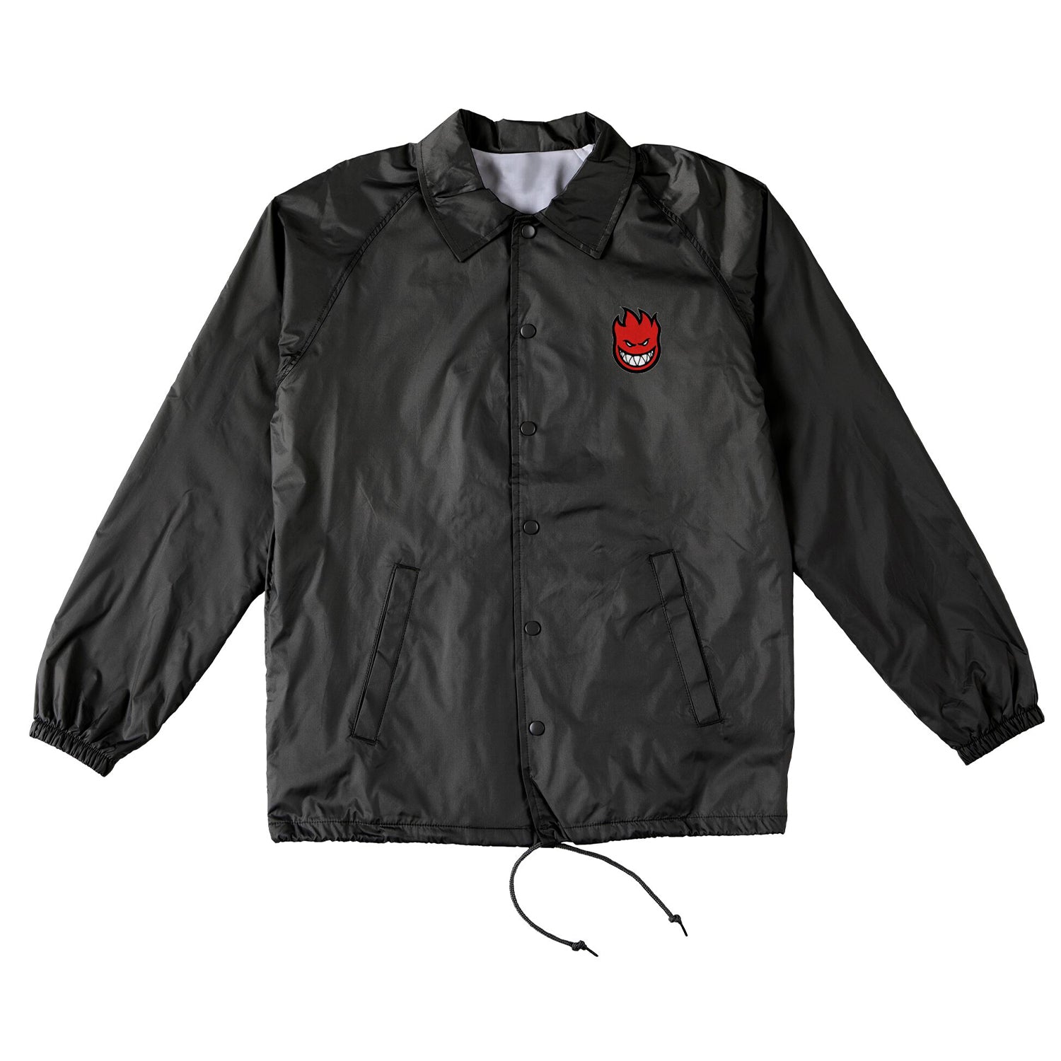 Spitfire Wheels Coat Bighead Fill Double Windbreaker Jacket Black/Red/White