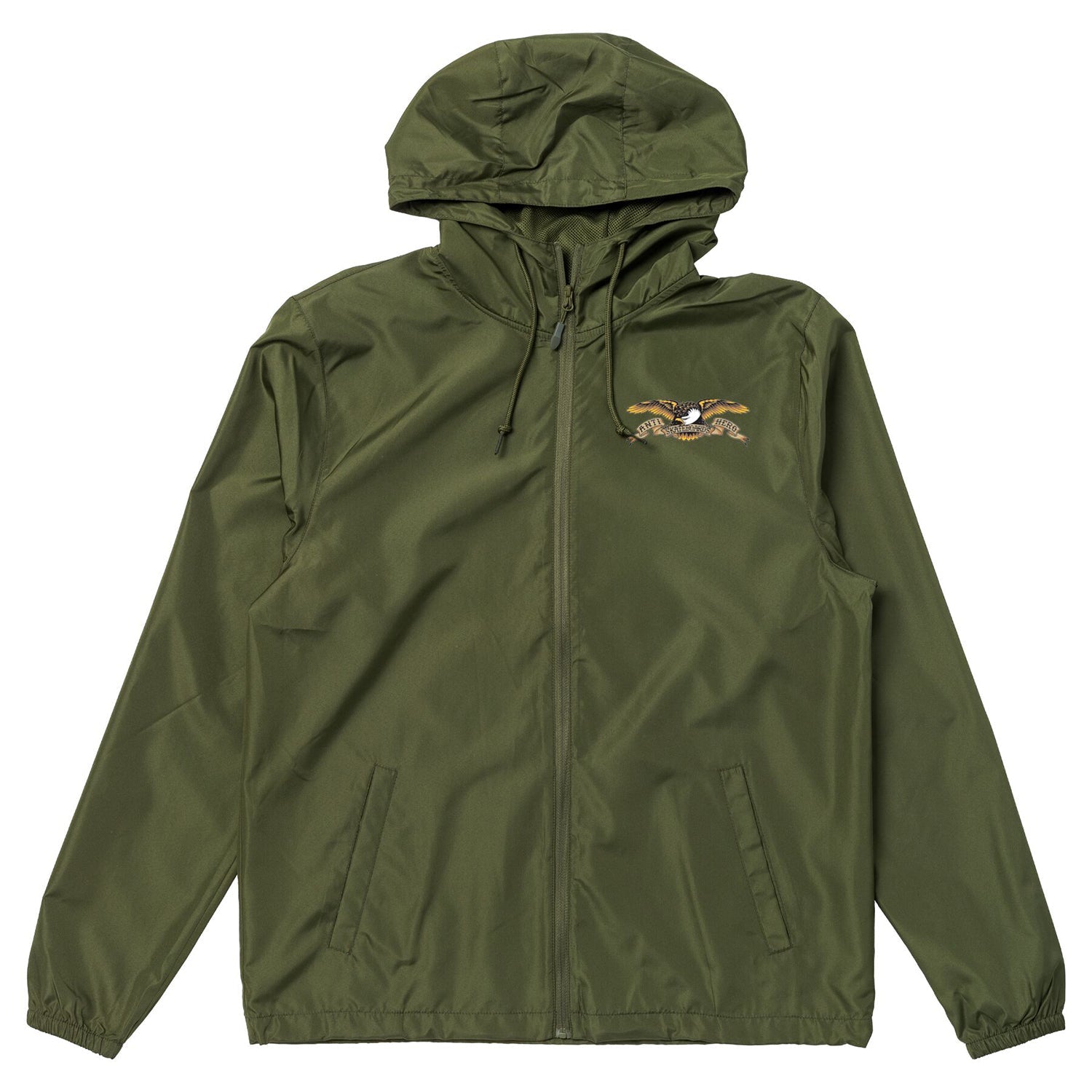 Anti Hero Skateboards Coat Lil Eagle Zip Jacket Army/Black