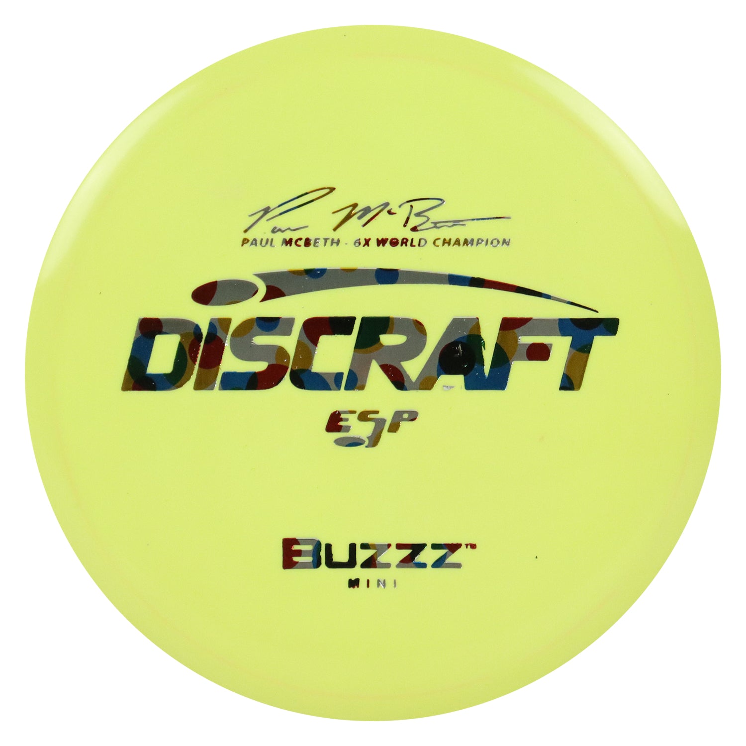 Discraft Disc Golf Paul McBeth ESP Buzzz Mini 6" Thrower or Marker Choose Exact Mini Disc