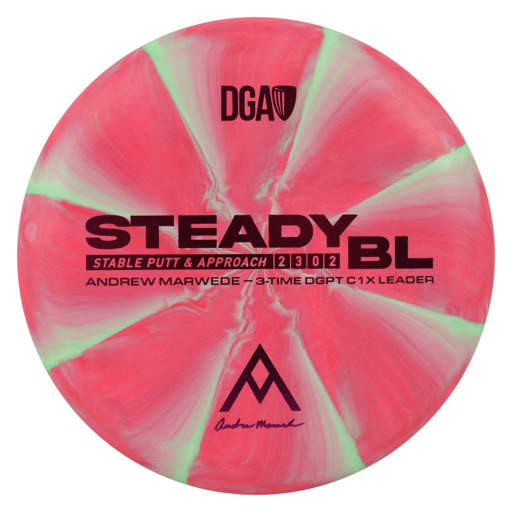 DGA Disc Golf Andrew Marwede Stone Swirl Steady BL Putter 2/3/0/2 - Choose Exact Disc