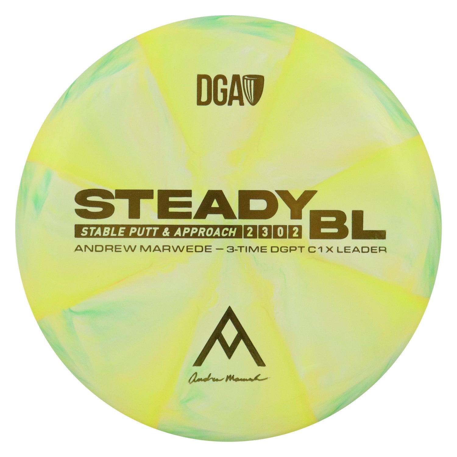 DGA Disc Golf Andrew Marwede Stone Swirl Steady BL Putter 2/3/0/2 - Choose Exact Disc