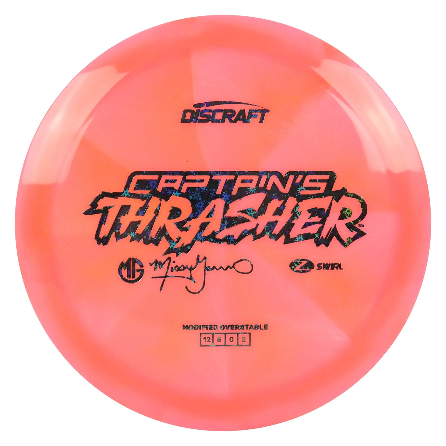Discraft Disc Golf 2026 Missy Gannon Captain's Thrasher Driver 12/5/0/2 - Choose Exact Disc