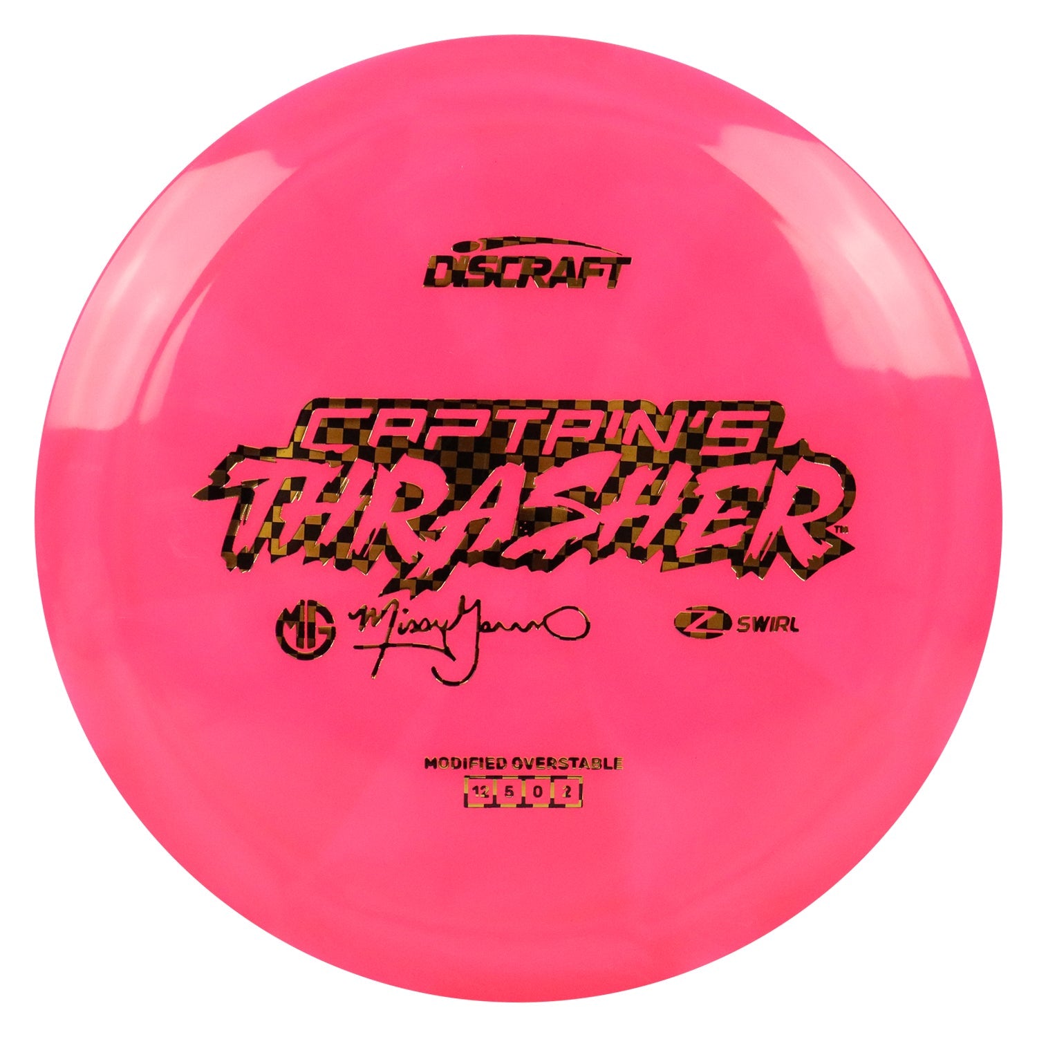 Discraft Disc Golf 2026 Missy Gannon Captain's Thrasher Driver 12/5/0/2 - Choose Exact Disc