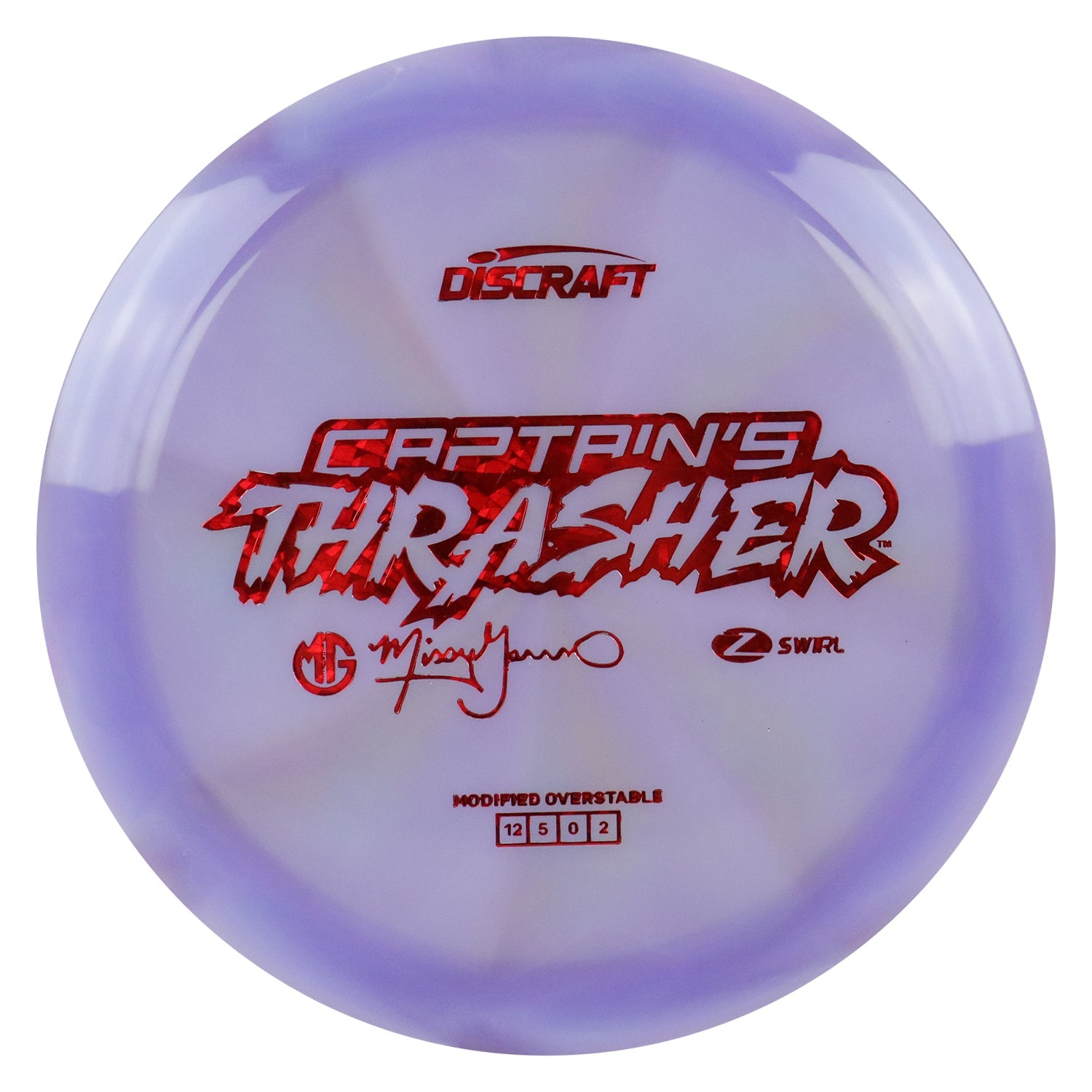Discraft Disc Golf 2026 Missy Gannon Captain's Thrasher Driver 12/5/0/2 - Choose Exact Disc
