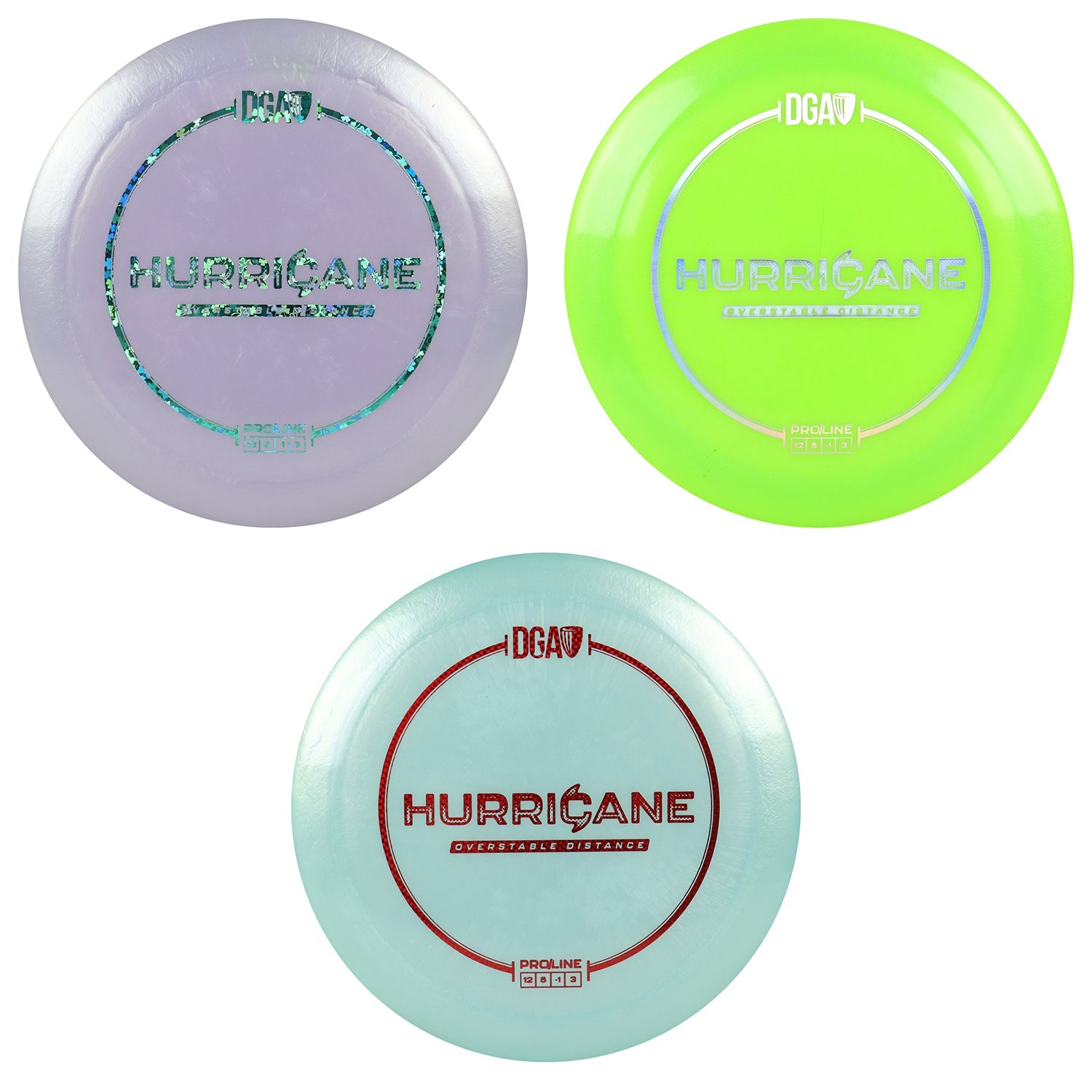 DGA Disc Golf Proline Hurricane Distance Driver 12/5/-1/3 - Choose Exact Disc