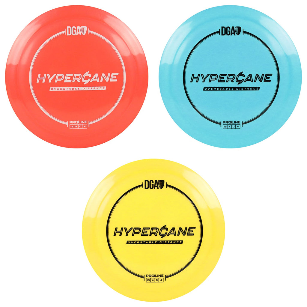 DGA Disc Golf Proline Hypercane Distance Driver 13/4/0/4 - Choose Exact Disc