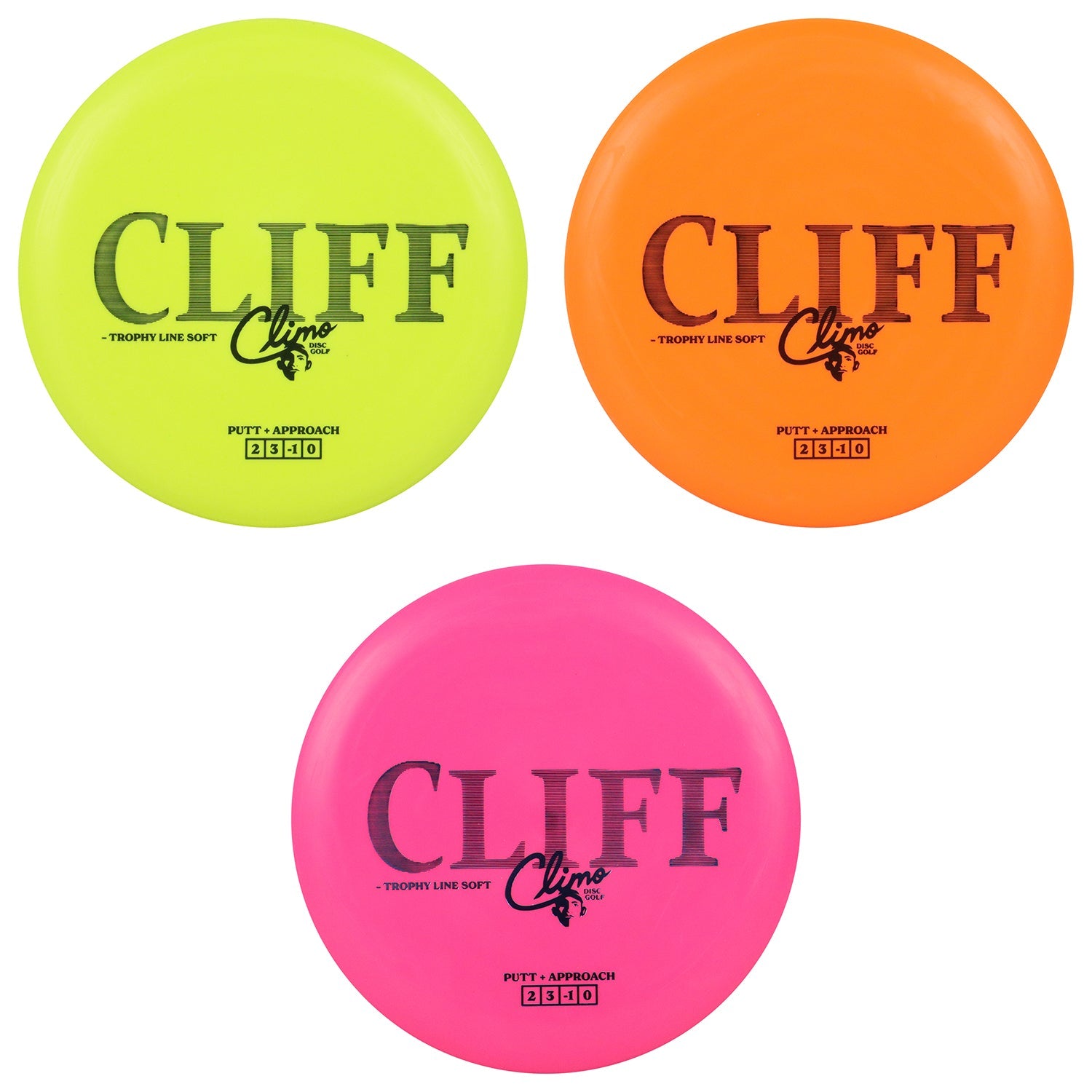 Climo Disc Golf First Run Trophy Line Soft Cliff Putt and Approach 2/3/-1/0 - Choose Exact Disc