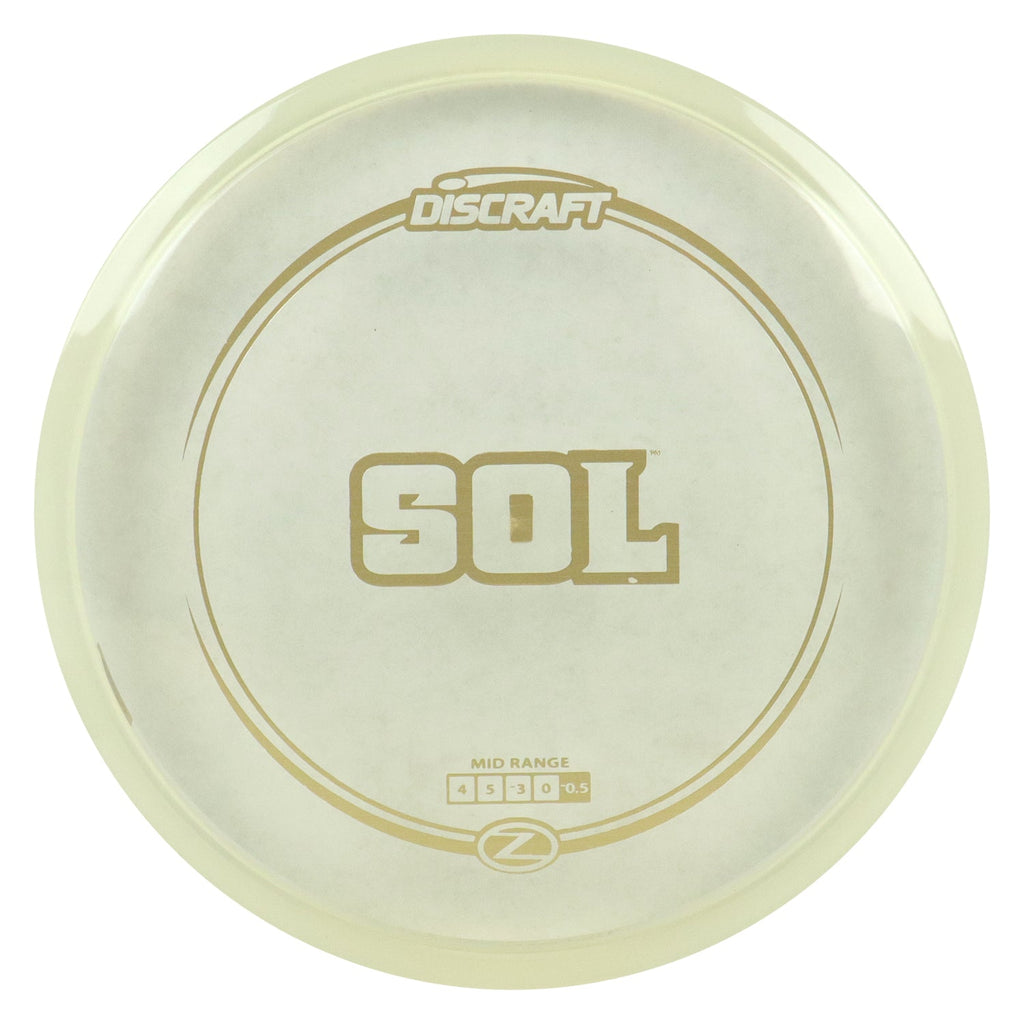 Discraft Disc Golf Z Line Sol Midrange Disc 4/5/-3/0 - Choose Exact Disc
