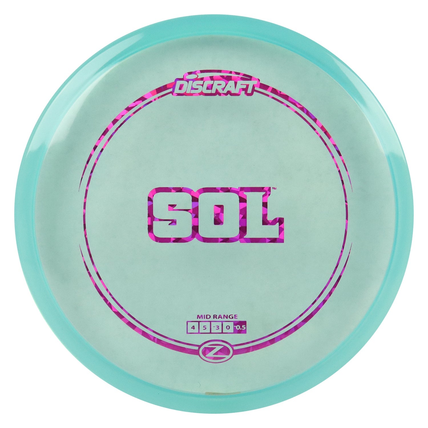 Discraft Disc Golf Z Line Sol Midrange Disc 4/5/-3/0 - Choose Exact Disc