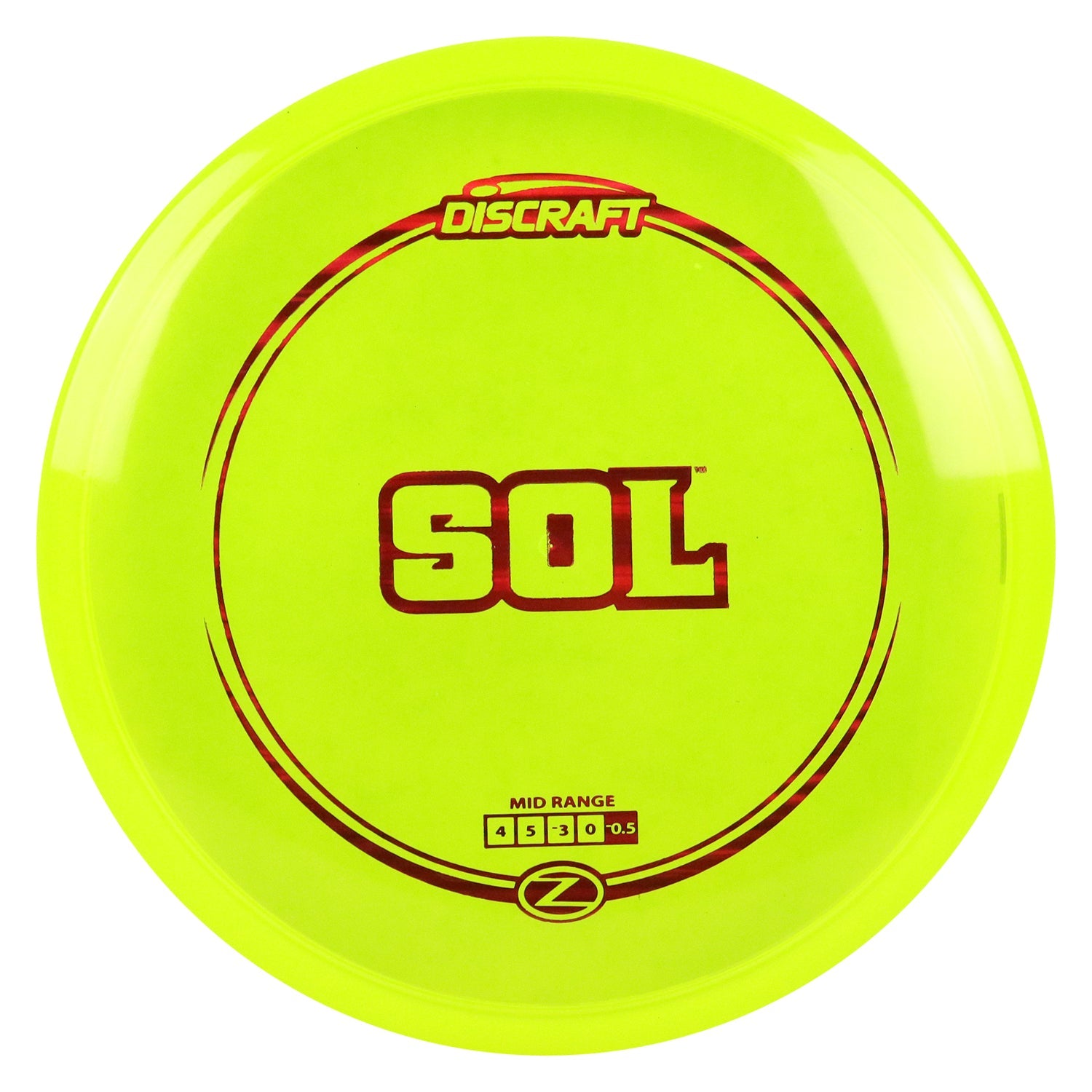 Discraft Disc Golf Z Line Sol Midrange Disc 4/5/-3/0 - Choose Exact Disc