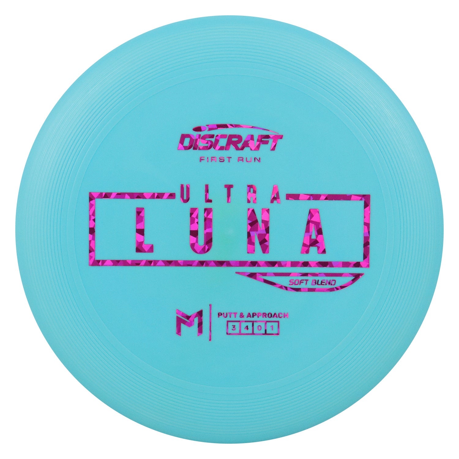 Discraft Disc Golf First Run Paul McBeth Putter Line Soft UltraLuna Putt and Approach 3/4/0/1 - Choose Exact Disc