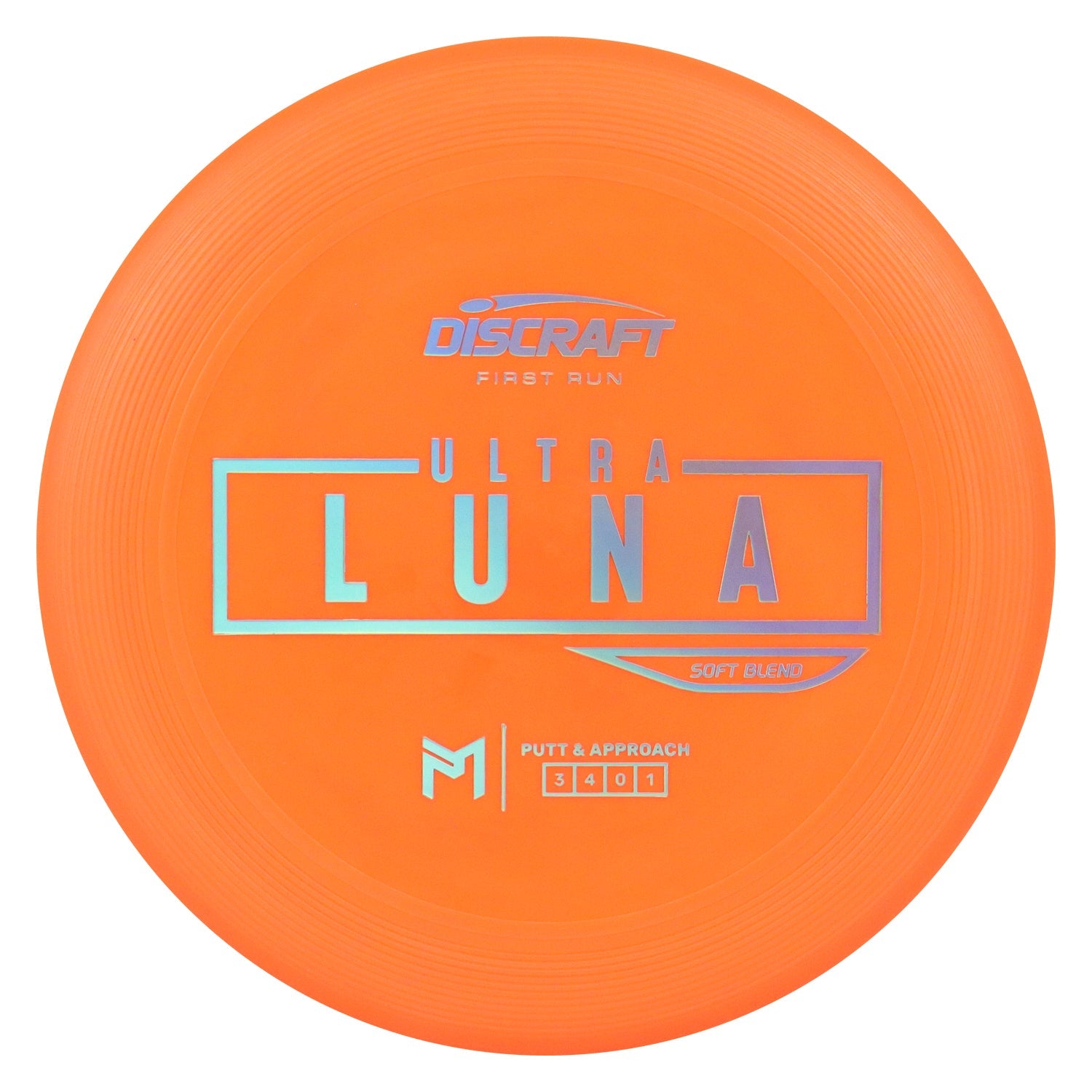 Discraft Disc Golf First Run Paul McBeth Putter Line Soft UltraLuna Putt and Approach 3/4/0/1 - Choose Exact Disc