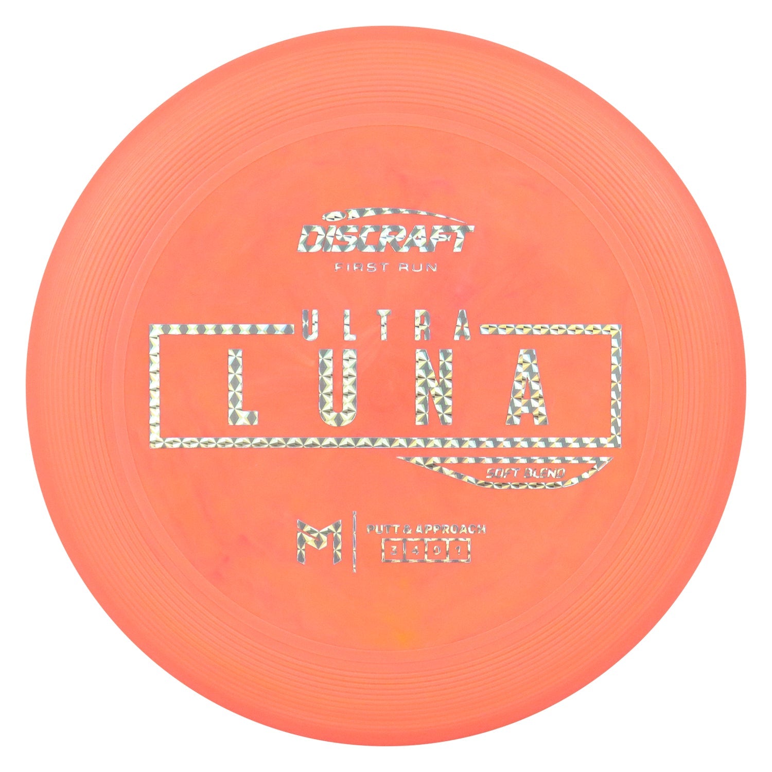 Discraft Disc Golf First Run Paul McBeth Putter Line Soft UltraLuna Putt and Approach 3/4/0/1 - Choose Exact Disc