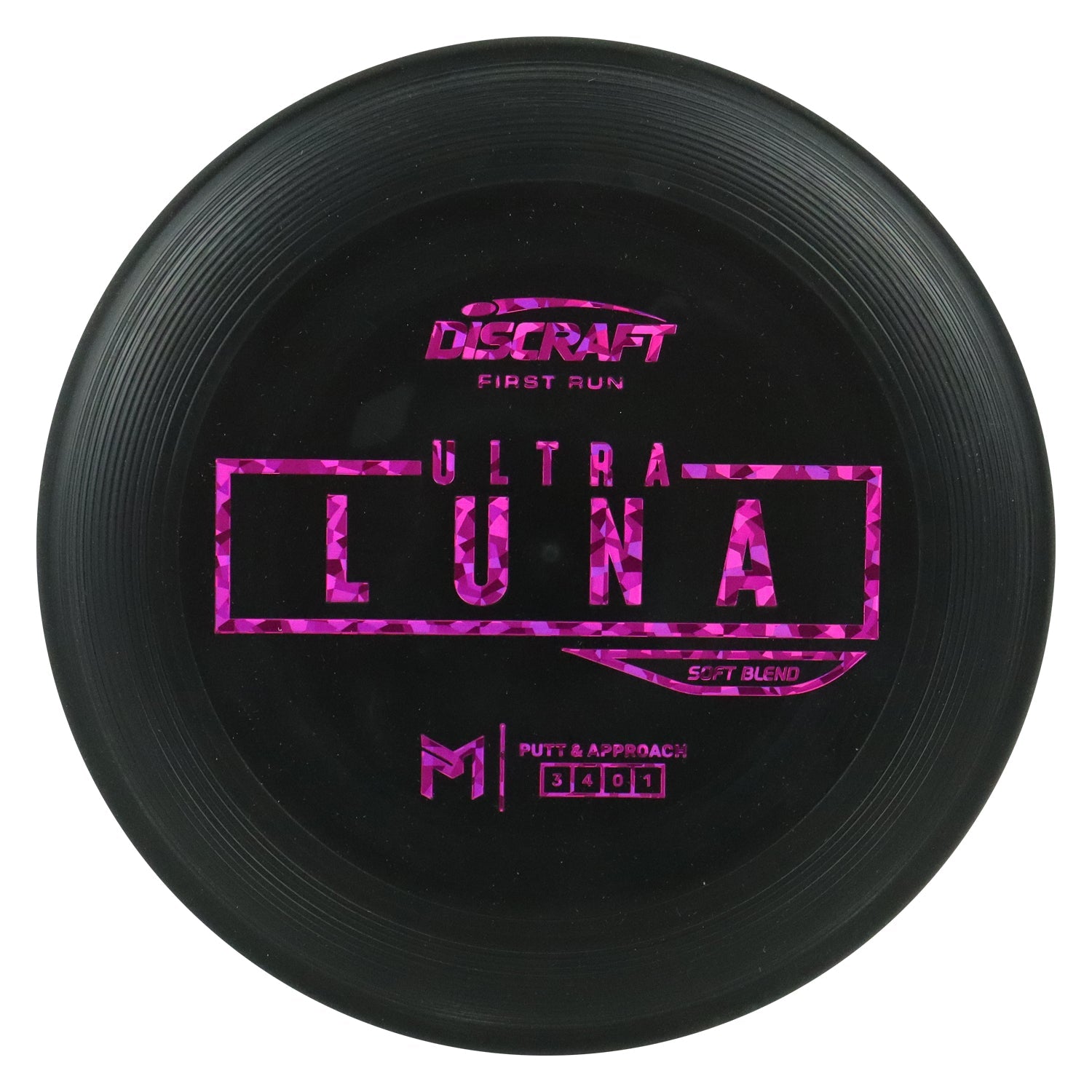 Discraft Disc Golf First Run Paul McBeth Putter Line Soft UltraLuna Putt and Approach 3/4/0/1 - Choose Exact Disc