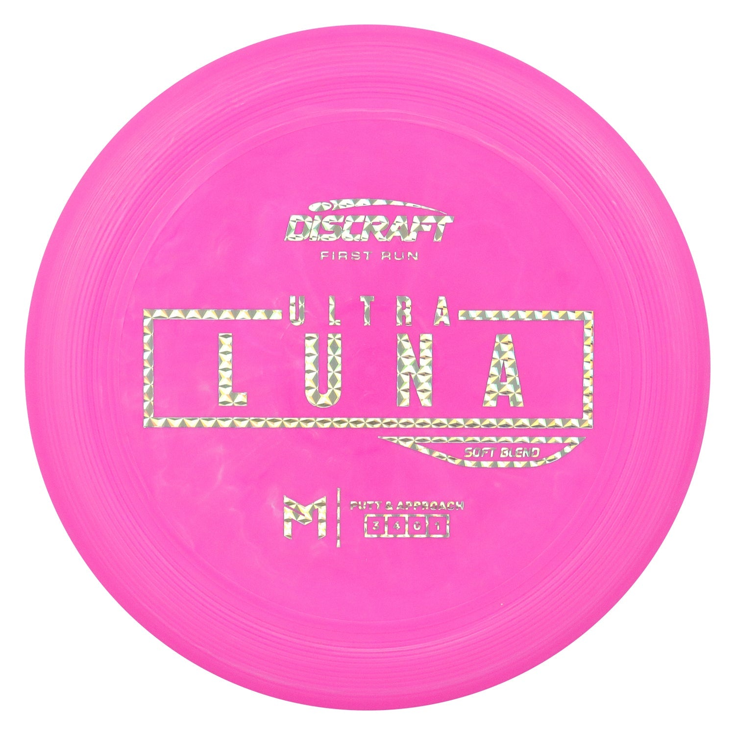 Discraft Disc Golf First Run Paul McBeth Putter Line Soft UltraLuna Putt and Approach 3/4/0/1 - Choose Exact Disc