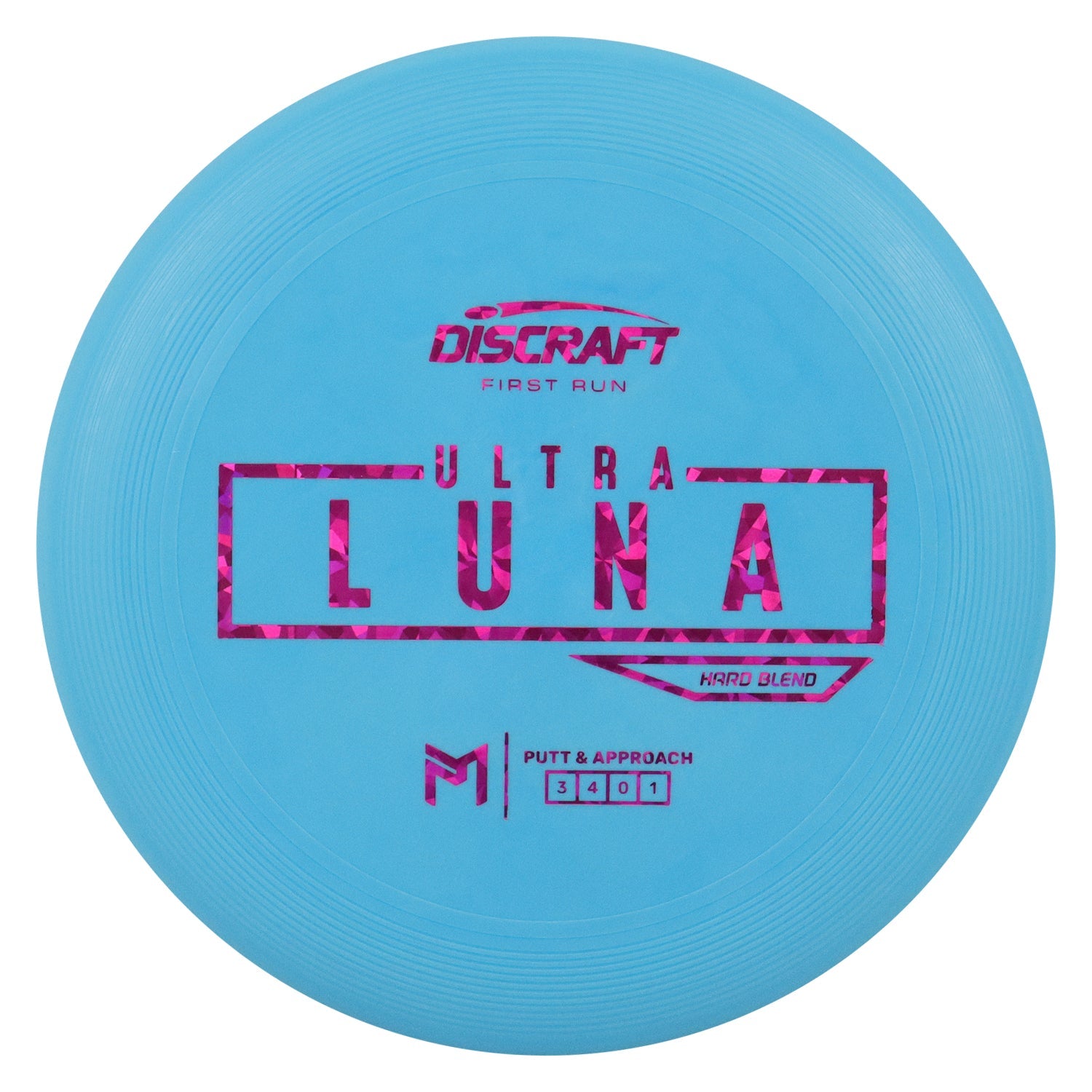 Discraft Disc Golf First Run Paul McBeth Putter Line Hard UltraLuna Putt and Approach 3/4/0/1 - Choose Exact Disc