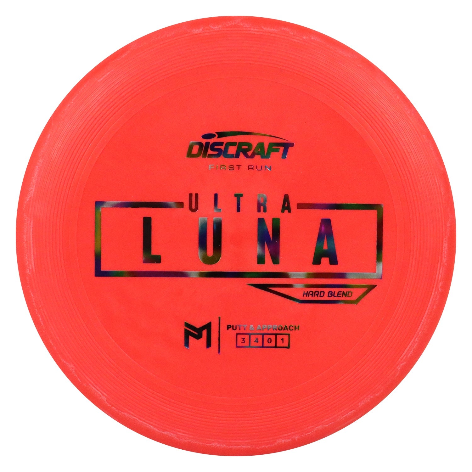 Discraft Disc Golf First Run Paul McBeth Putter Line Hard UltraLuna Putt and Approach 3/4/0/1 - Choose Exact Disc