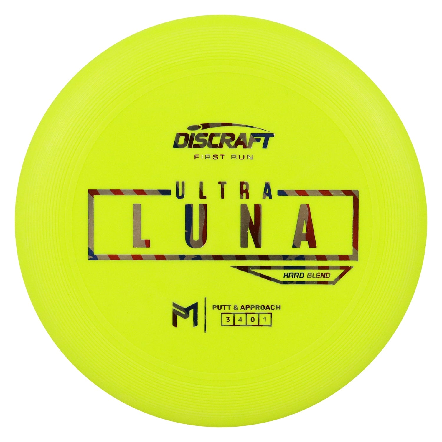 Discraft Disc Golf First Run Paul McBeth Putter Line Hard UltraLuna Putt and Approach 3/4/0/1 - Choose Exact Disc