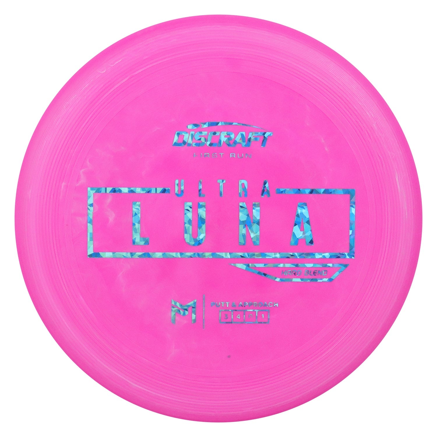 Discraft Disc Golf First Run Paul McBeth Putter Line Hard UltraLuna Putt and Approach 3/4/0/1 - Choose Exact Disc