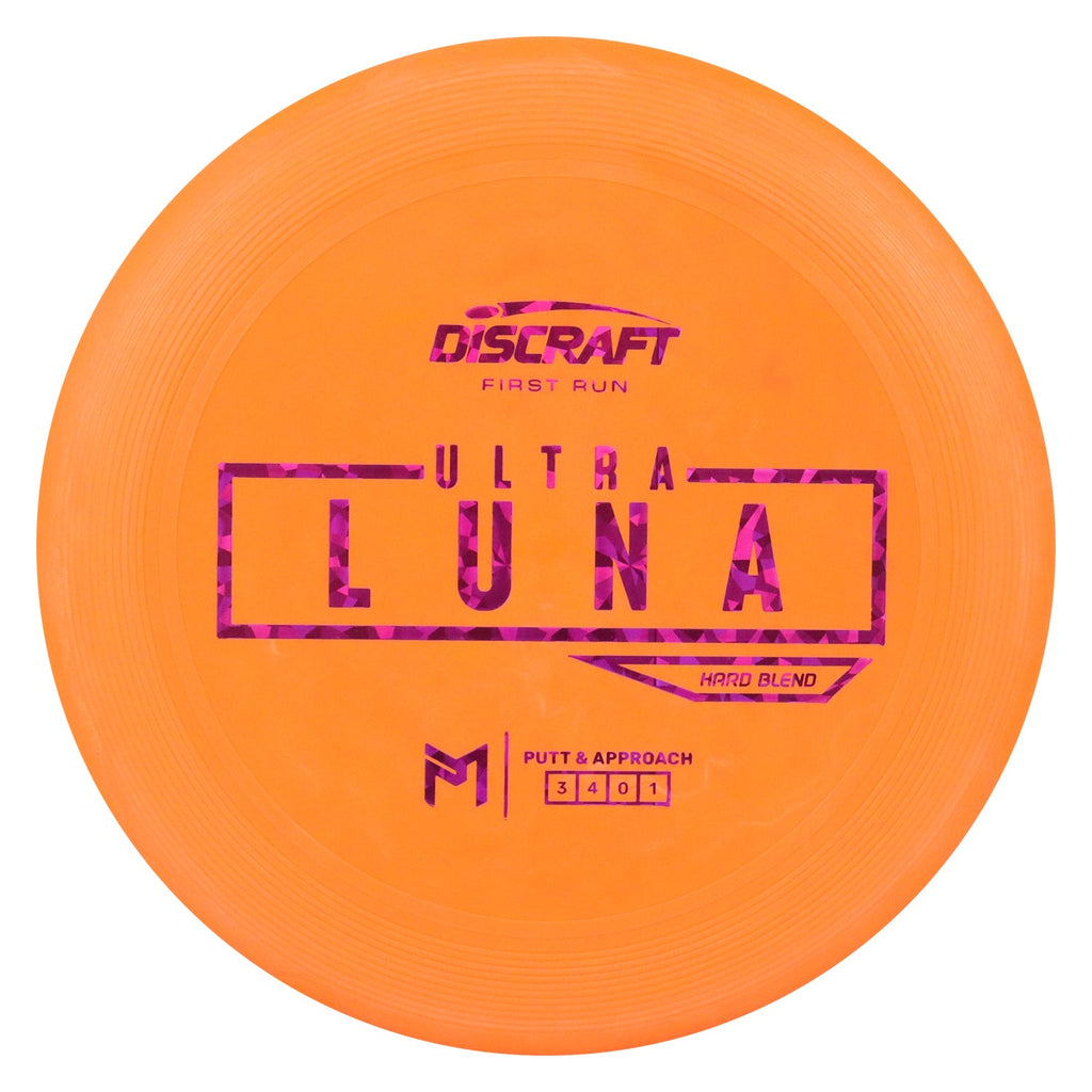 Discraft Disc Golf First Run Paul McBeth Putter Line Hard UltraLuna Putt and Approach 3/4/0/1 - Choose Exact Disc
