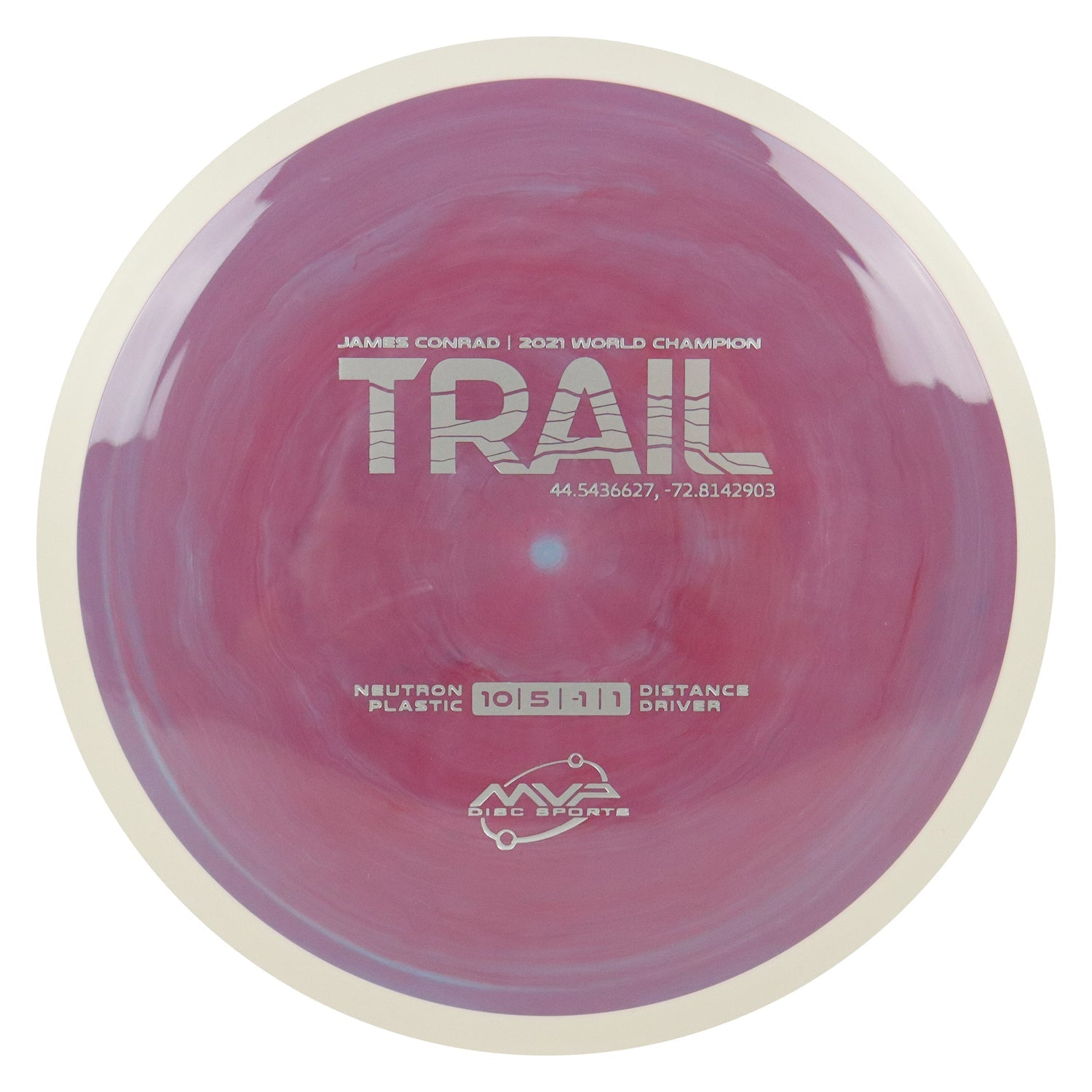 MVP Discs Sports Project Lab Coat James Conrad Neutron Trail Distance Driver 10/5/-1/1 - Choose Exact Disc