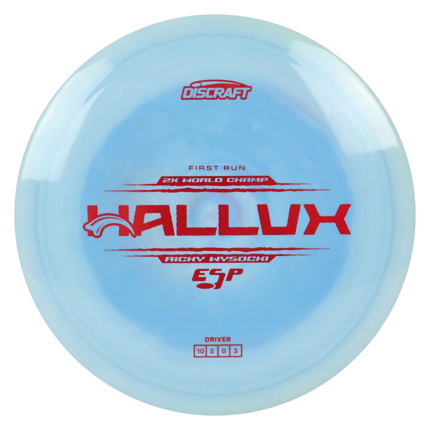 Discraft Disc Golf Ricky Wysocki First Run ESP Hallux Distance Driver 10/5/0/3