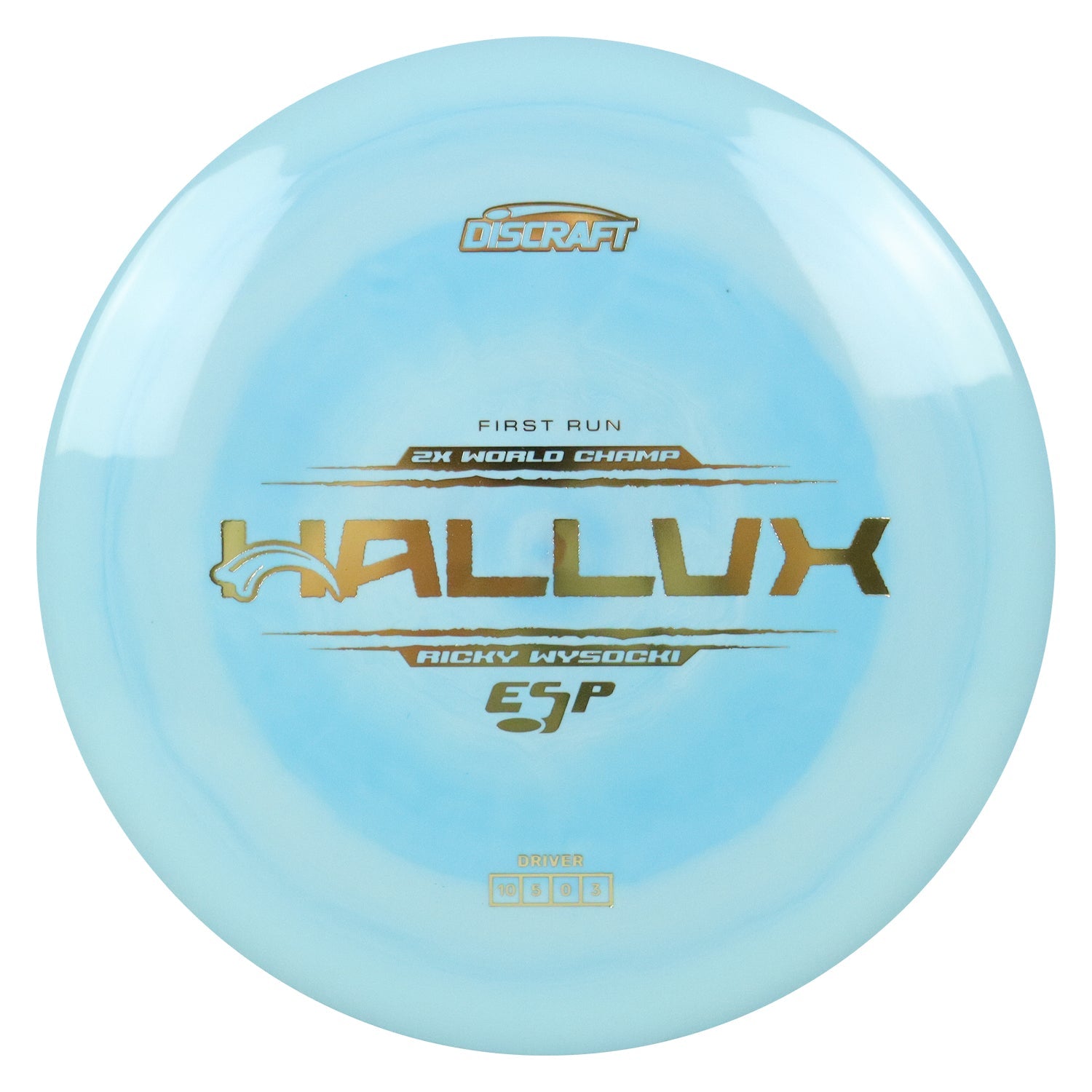 Discraft Disc Golf Ricky Wysocki First Run ESP Hallux Distance Driver 10/5/0/3