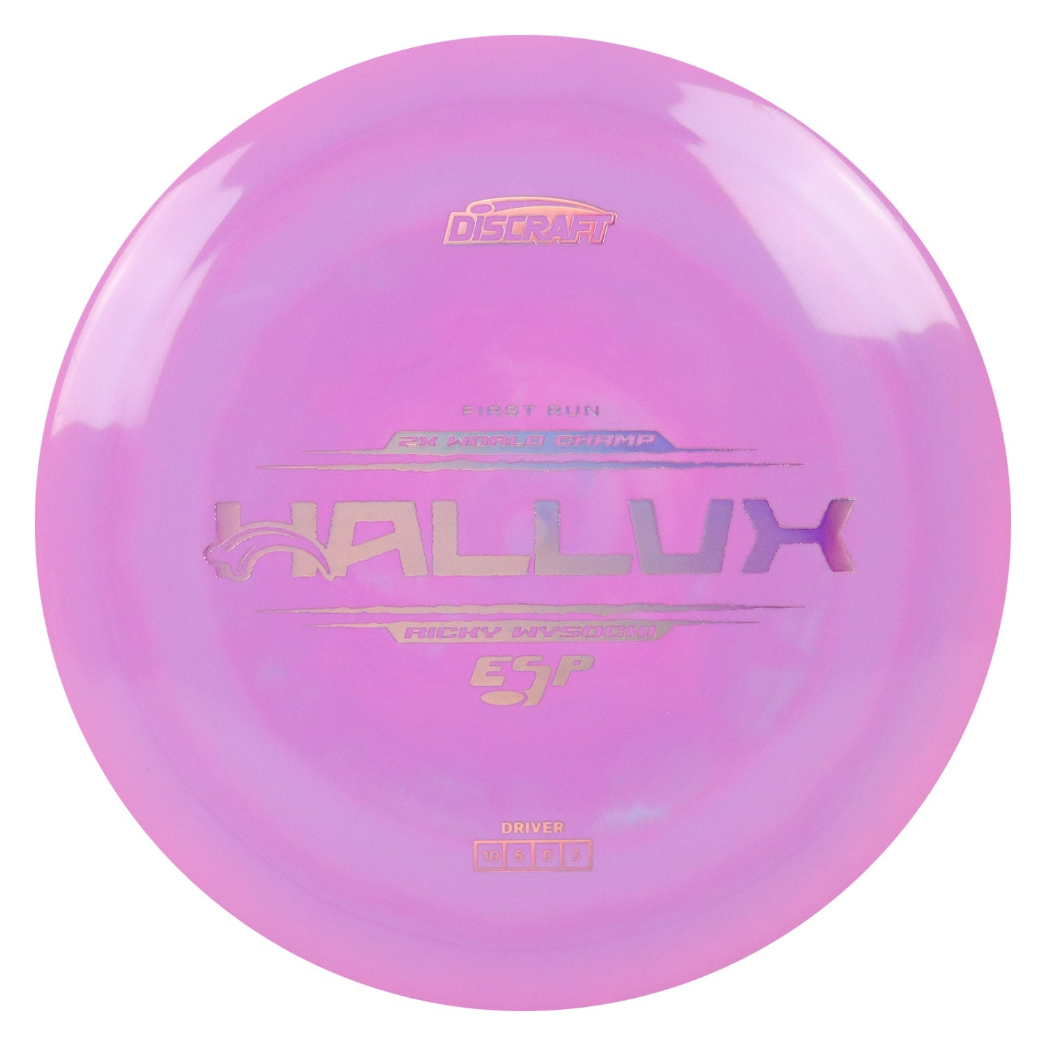 Discraft Disc Golf Ricky Wysocki First Run ESP Hallux Distance Driver 10/5/0/3