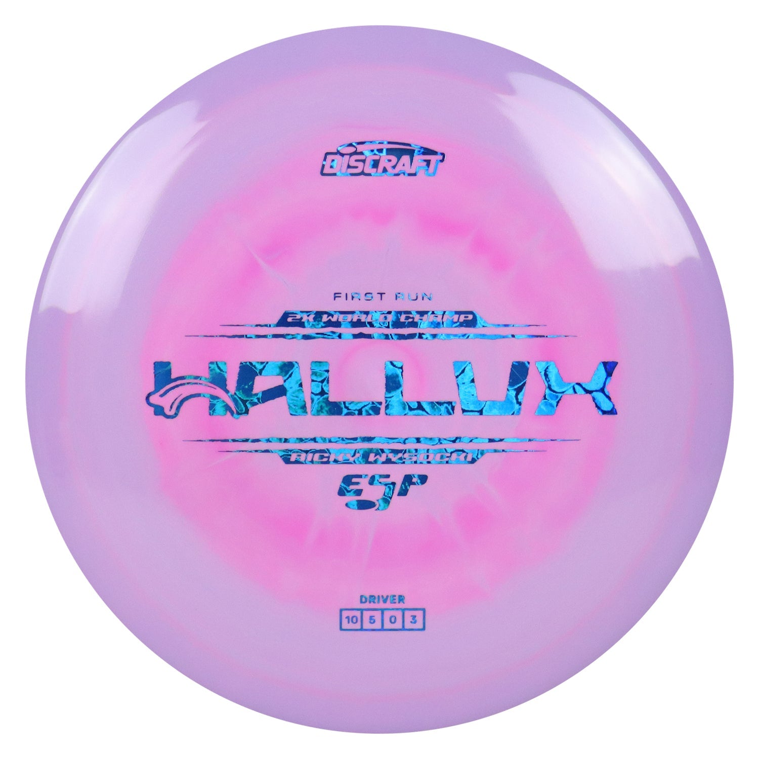 Discraft Disc Golf Ricky Wysocki First Run ESP Hallux Distance Driver 10/5/0/3